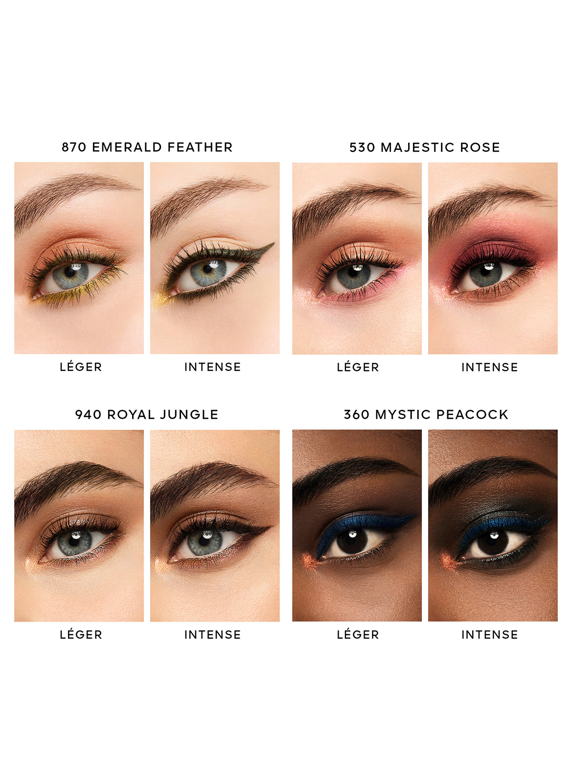 OMBRES G sombras de ojos 4 colores GUERLAIN Wild nudes