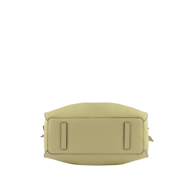 Handbag - cowhide leather POURCHET Brown