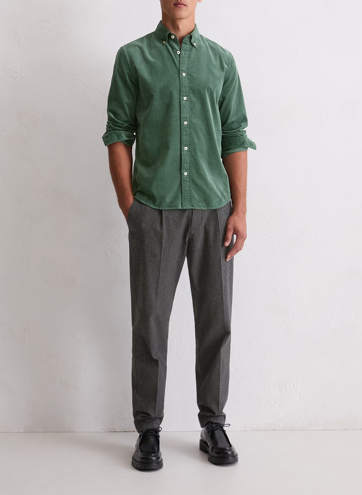 Surchemise en coton col classique MARC O'POLO Vert