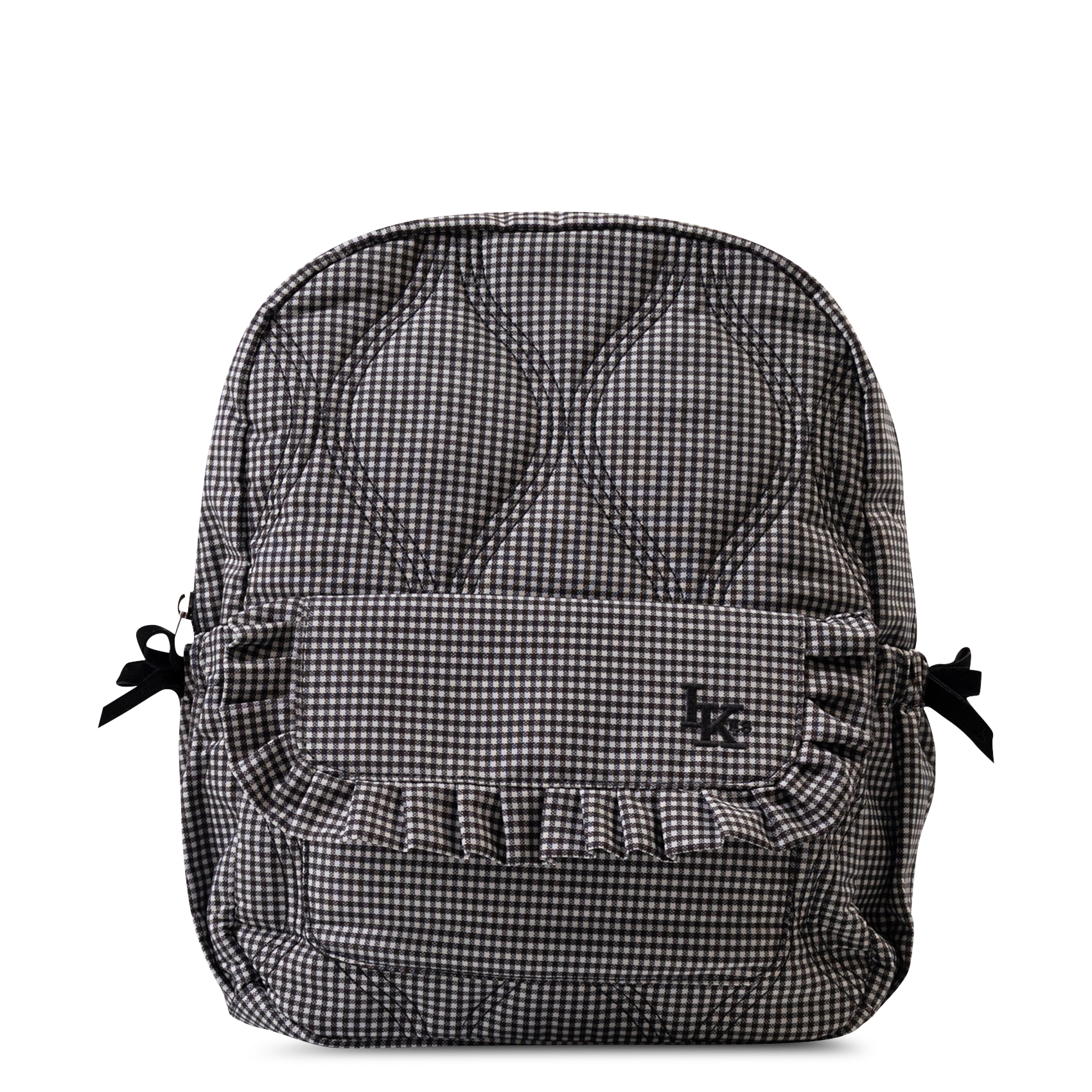 Sac à dos en coton imprimé IKKS JUNIOR Noir