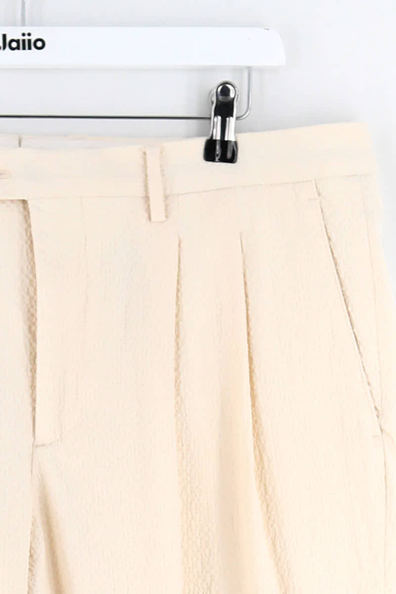 Carrot trousers TOMMY HILFIGER - SECONDE MAIN Beige