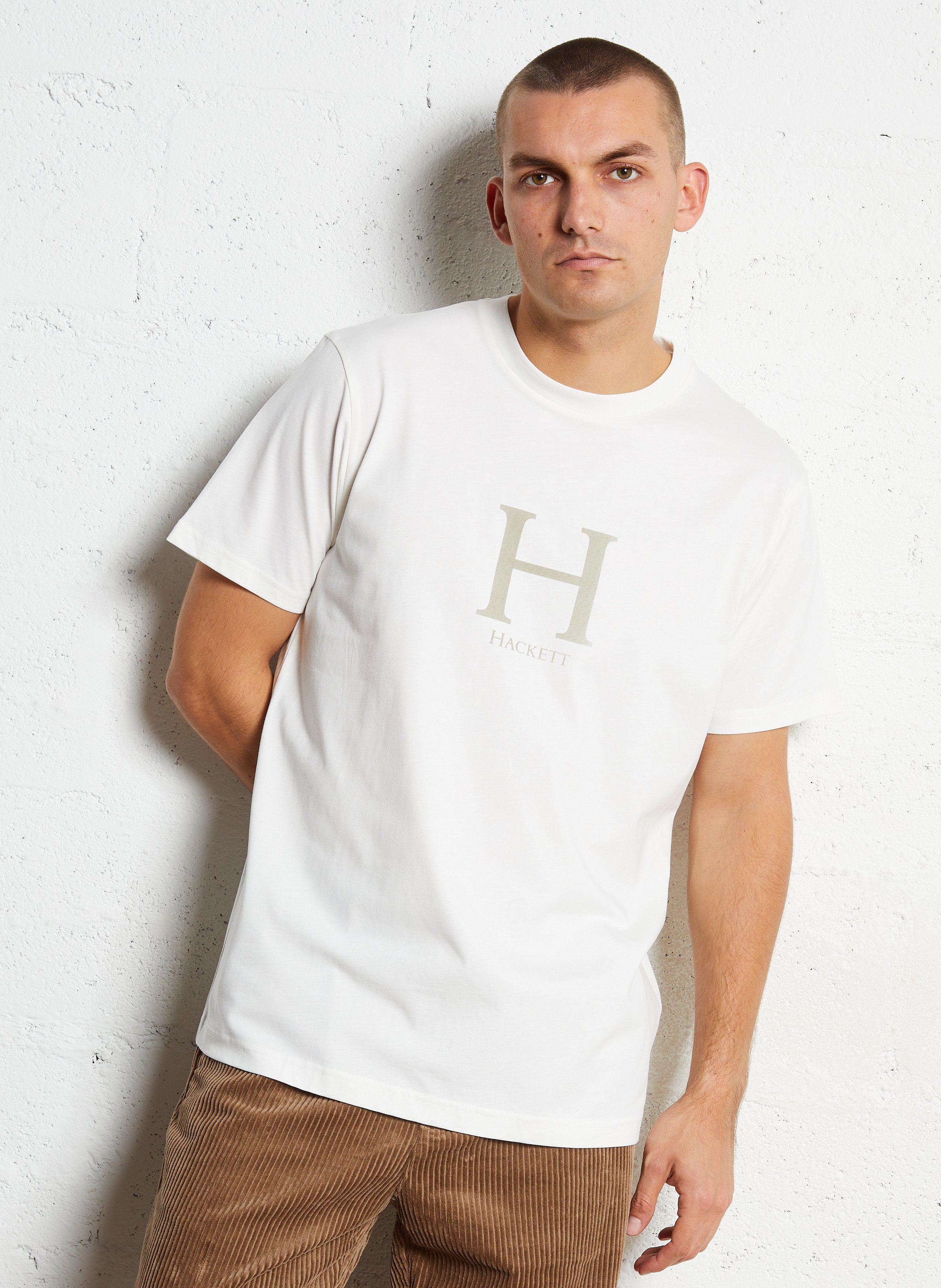 Camiliday round-neck sleeveless cotton top HACKETT White