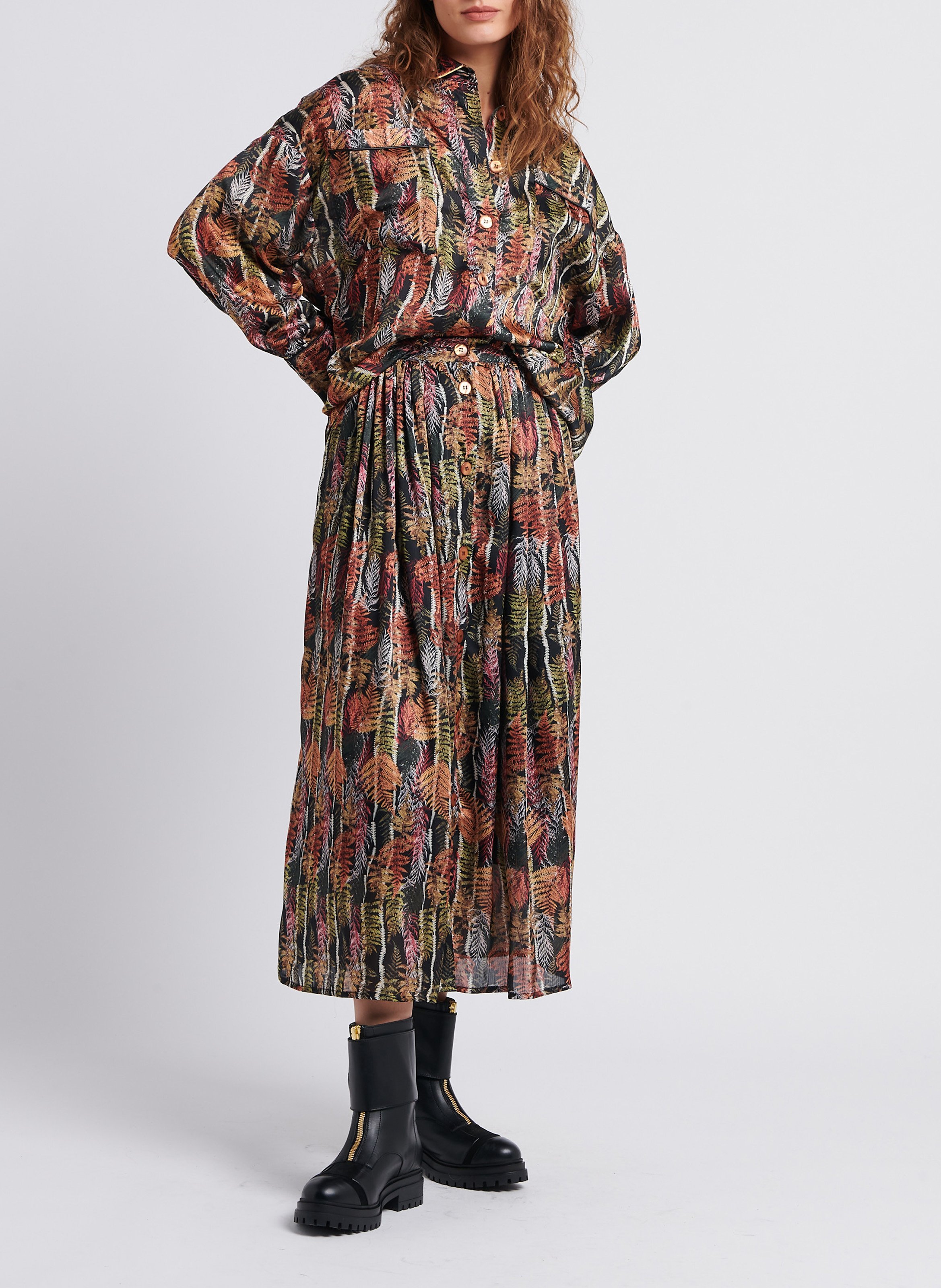 Long printed skirt HEIMSTONE Multicolored