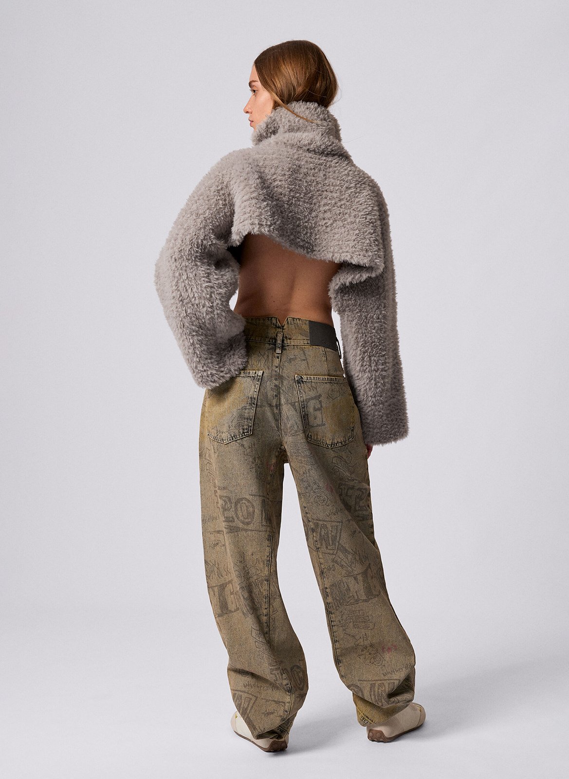 Pack pull crop et bonnet DESIGUAL Noir