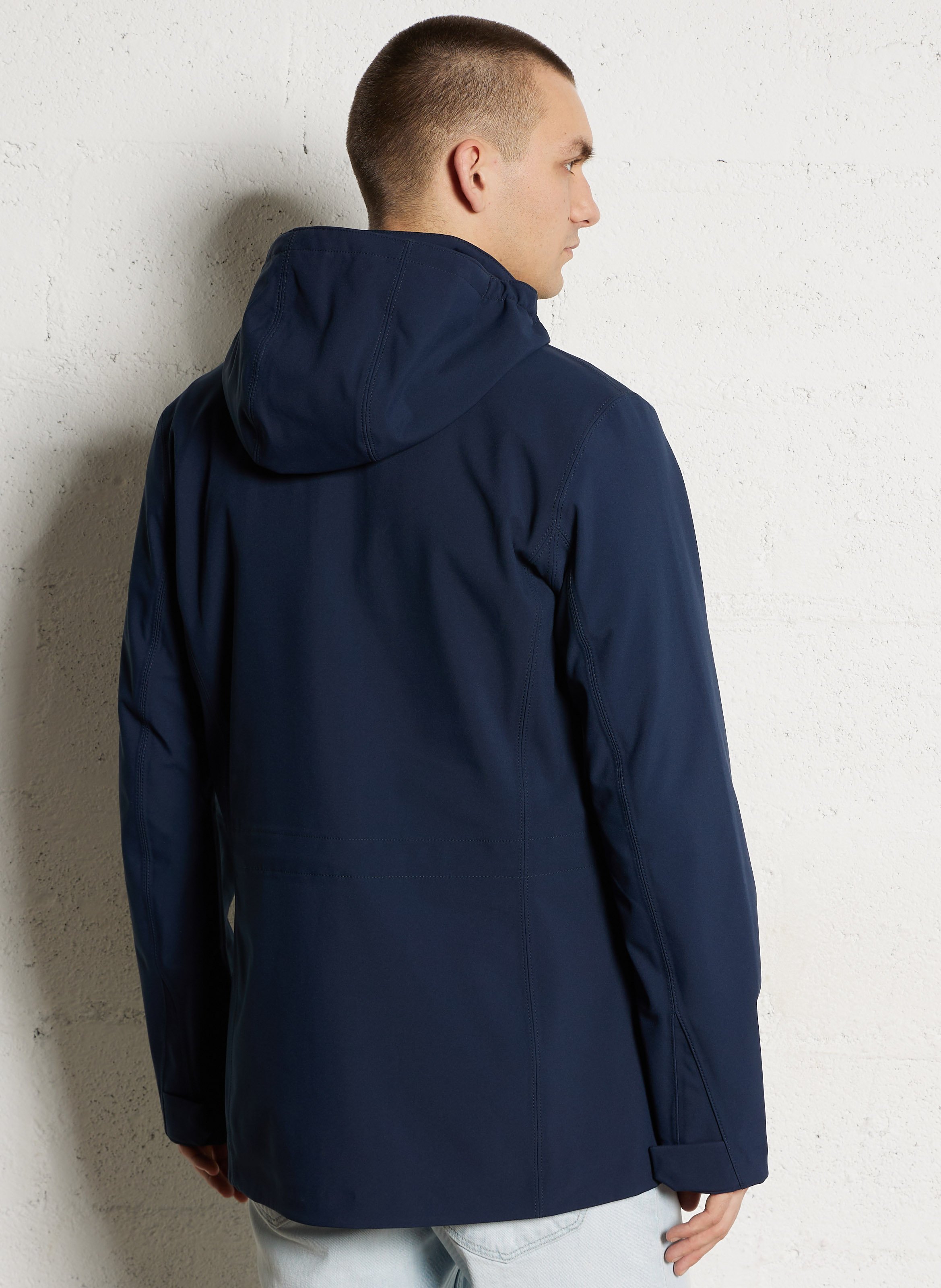 Imperméable col montant K-WAY Bleu