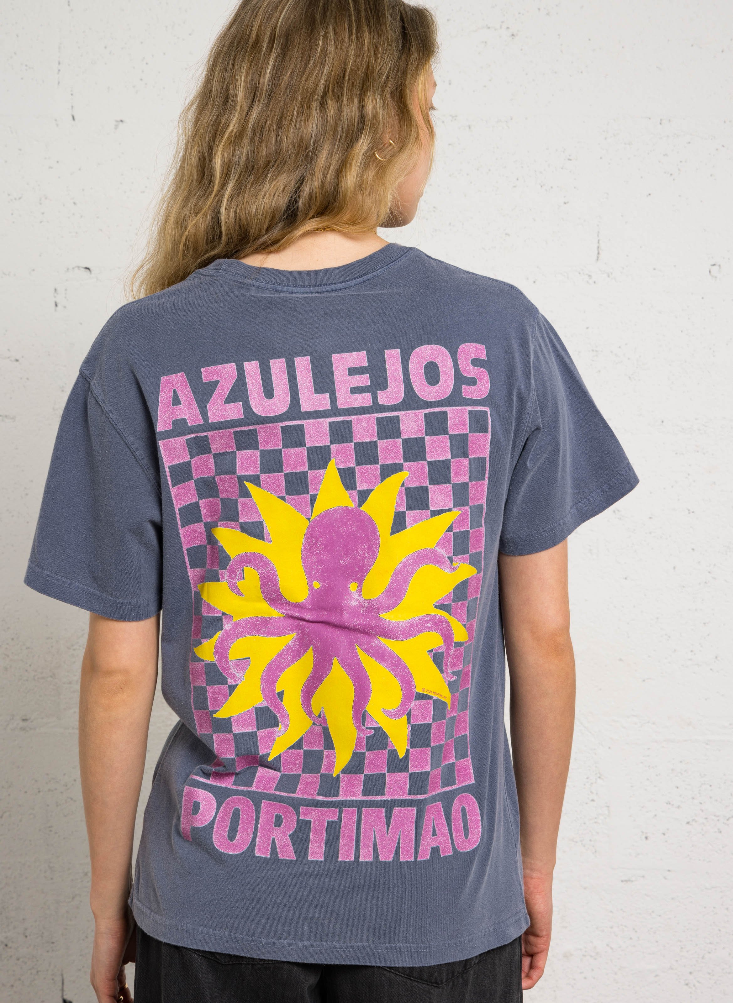 Vest met print  NEWTONE Blauw