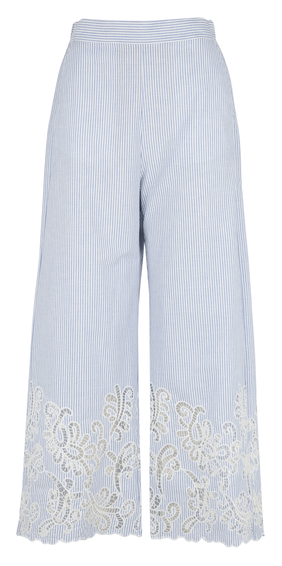 Hose - Gerader Schnitt mit Streifen  SUNCOO Blau