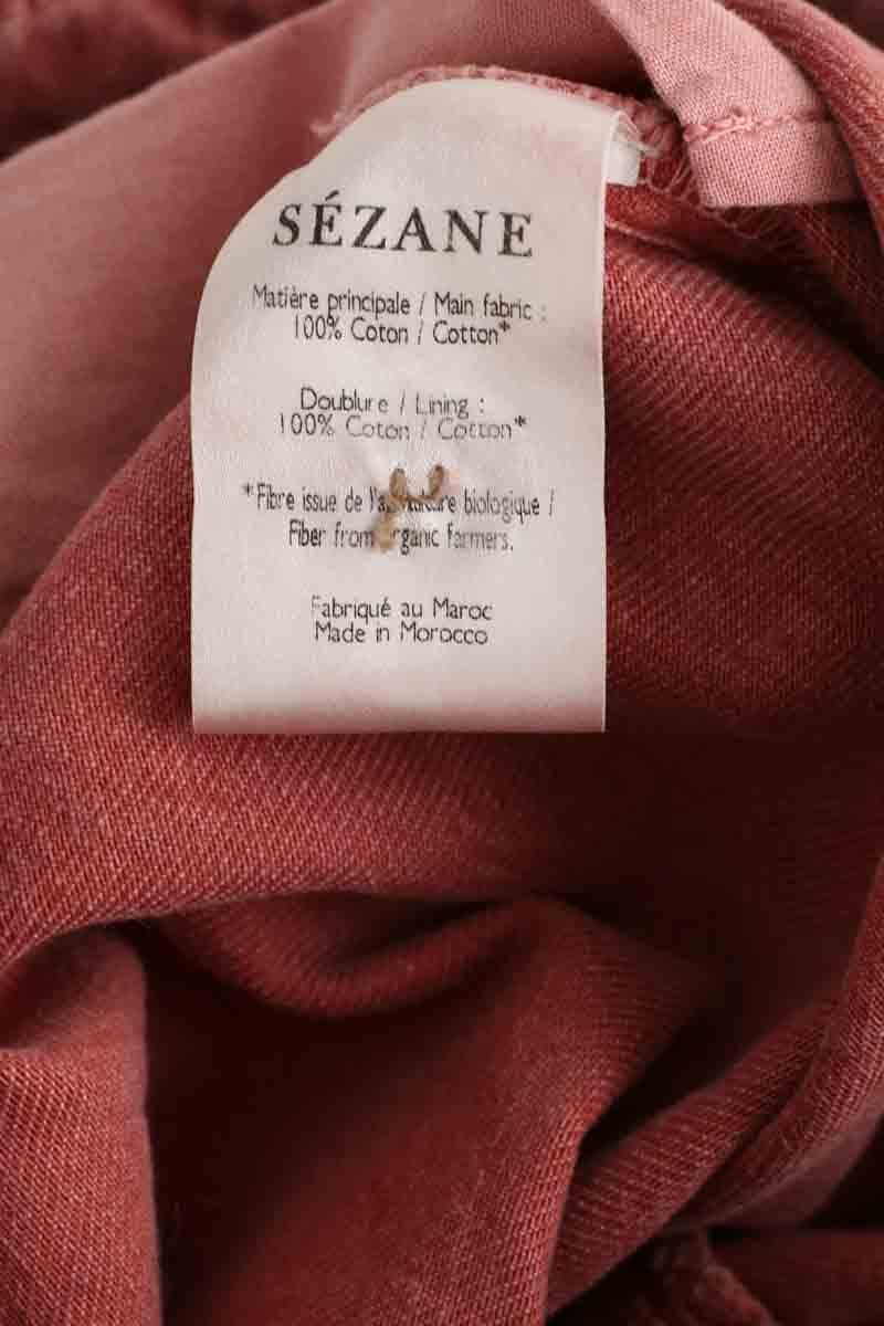 - Straight-leg jeans
- 5 pockets
- Straight cut
- Faded effect SEZANE - Seconde main Pink