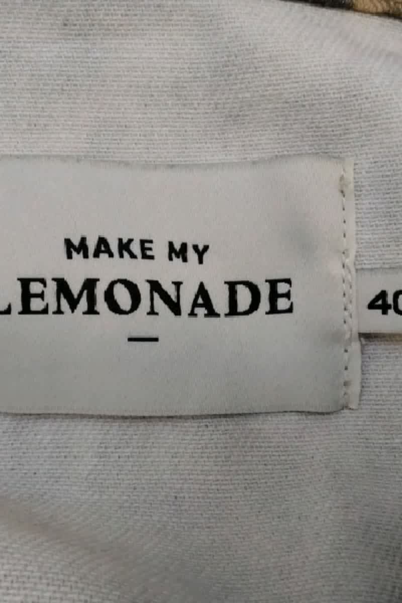 JACKET MAKE MY LEMONADE - Seconde Main Brown