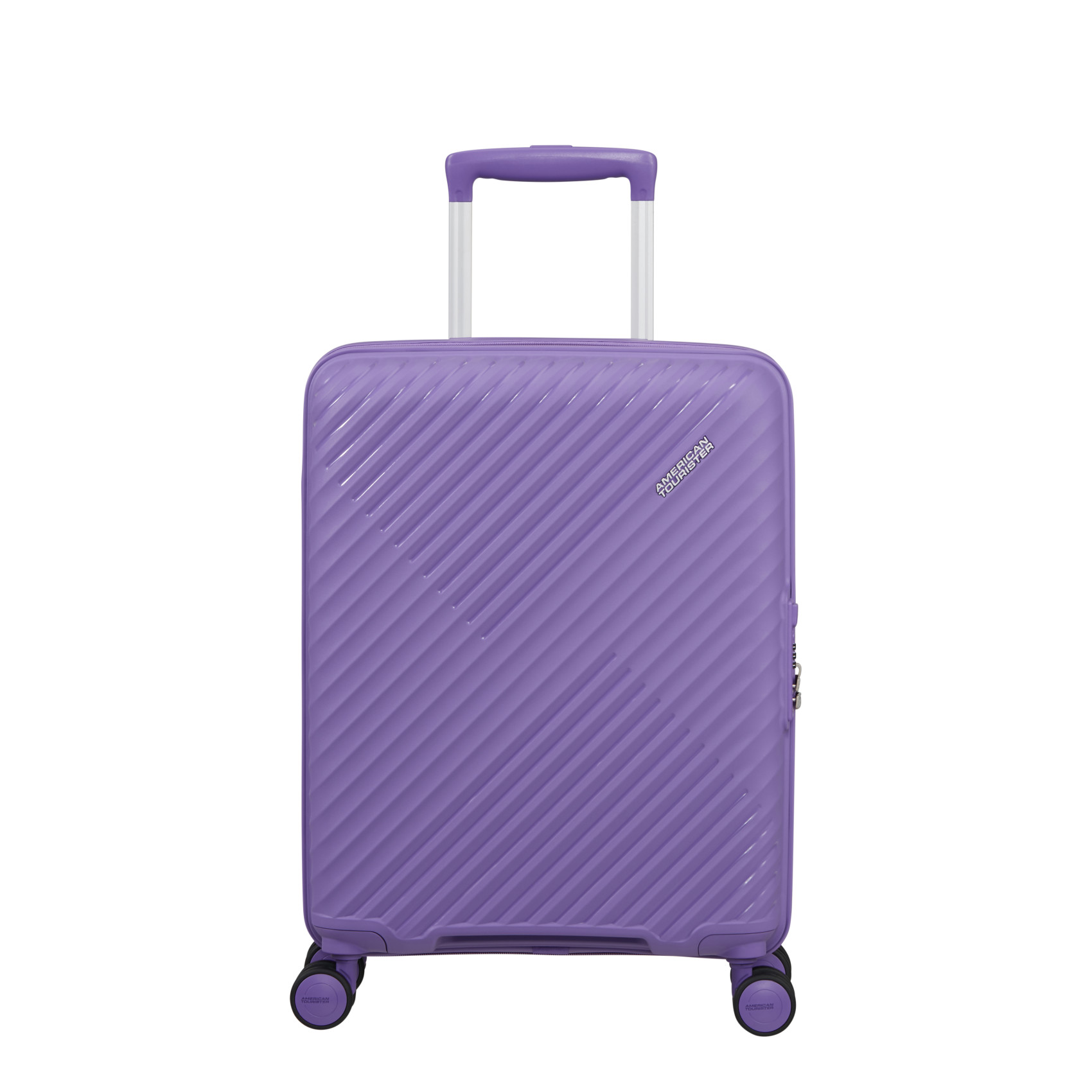 Diablast 4-wheel carry-on suitcase size S Purple