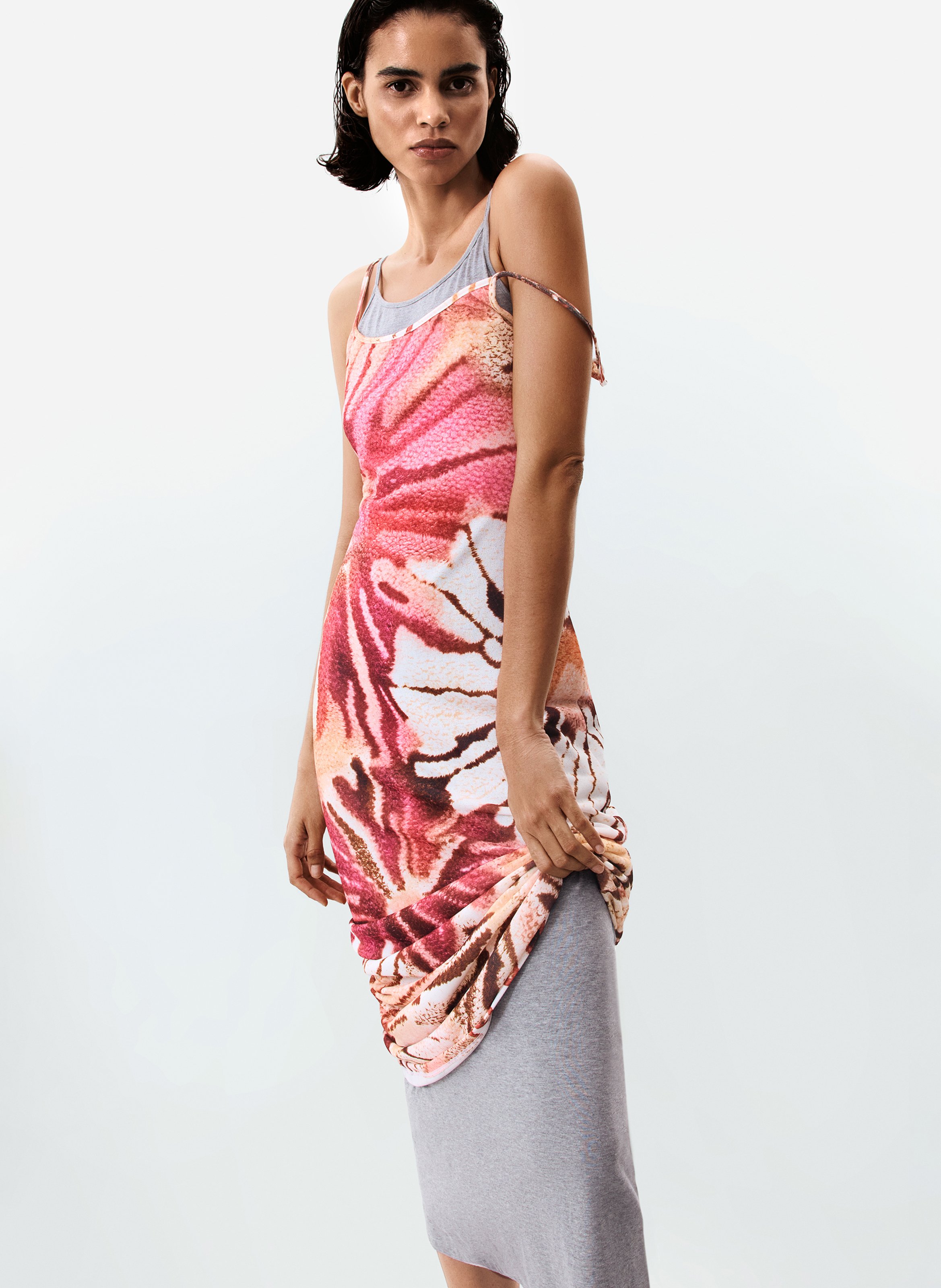 Robe longue moulante DESIGUAL Multicolore