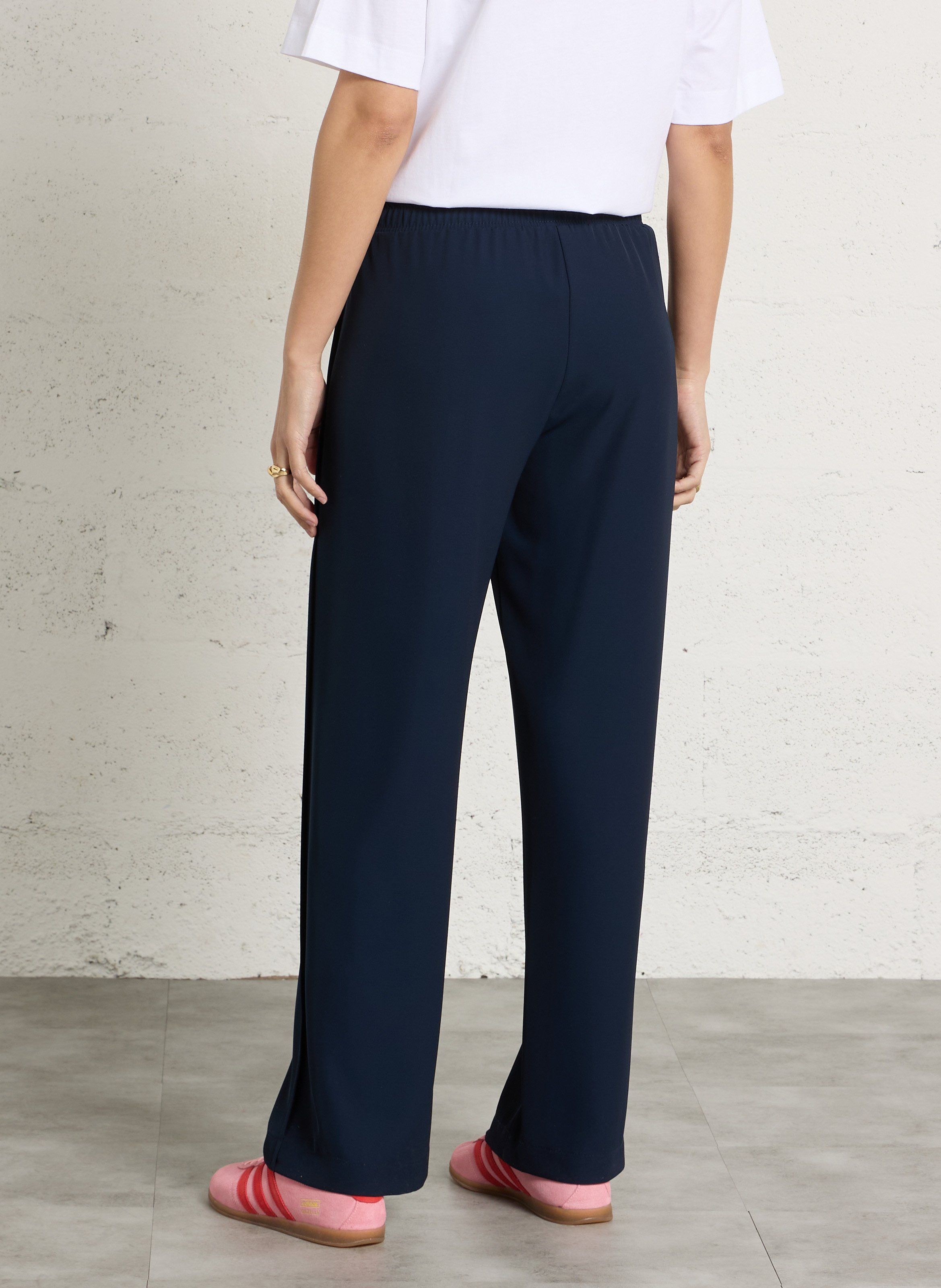 Flowing straight-cut pants IMPERIAL Blue