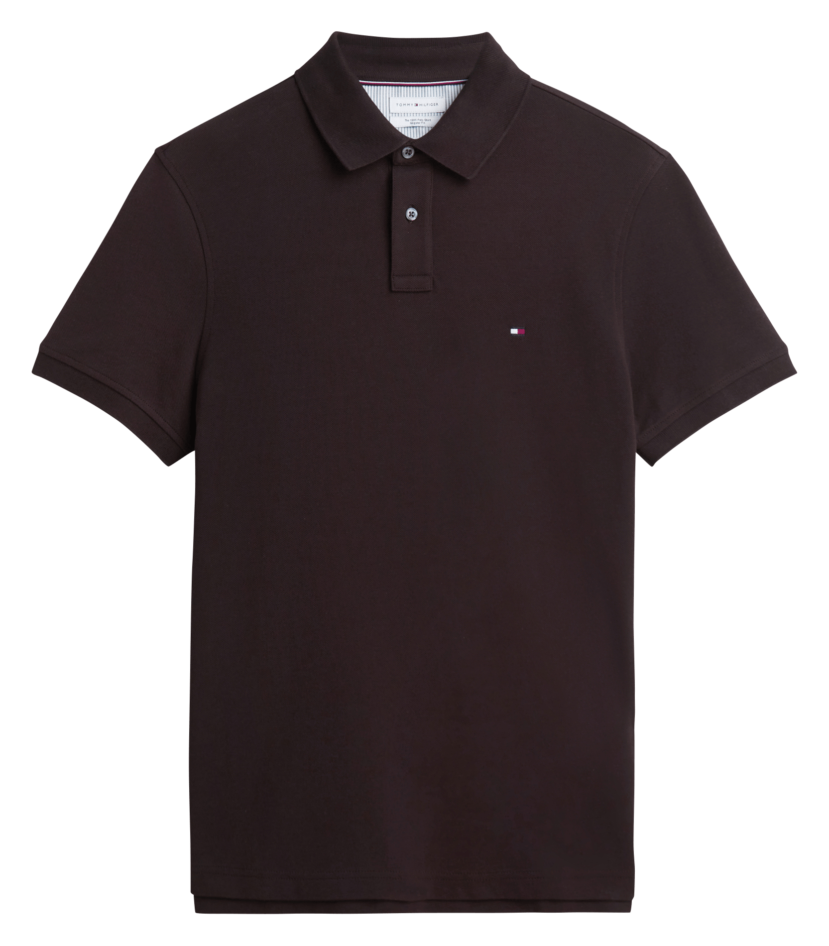 Regular-fit polo - biokatoenblend  Chocolate