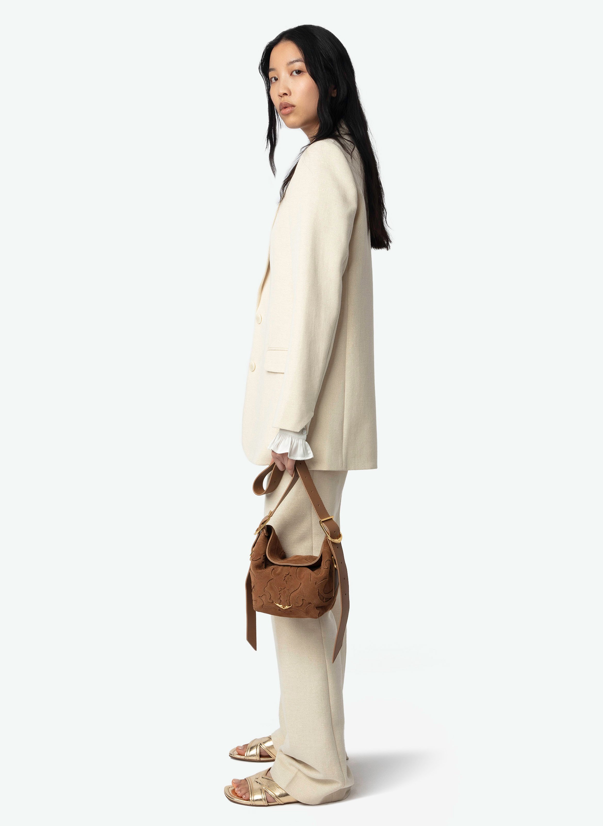 Veste de tailleur en coton mélangé ZADIG&VOLTAIRE Beige
