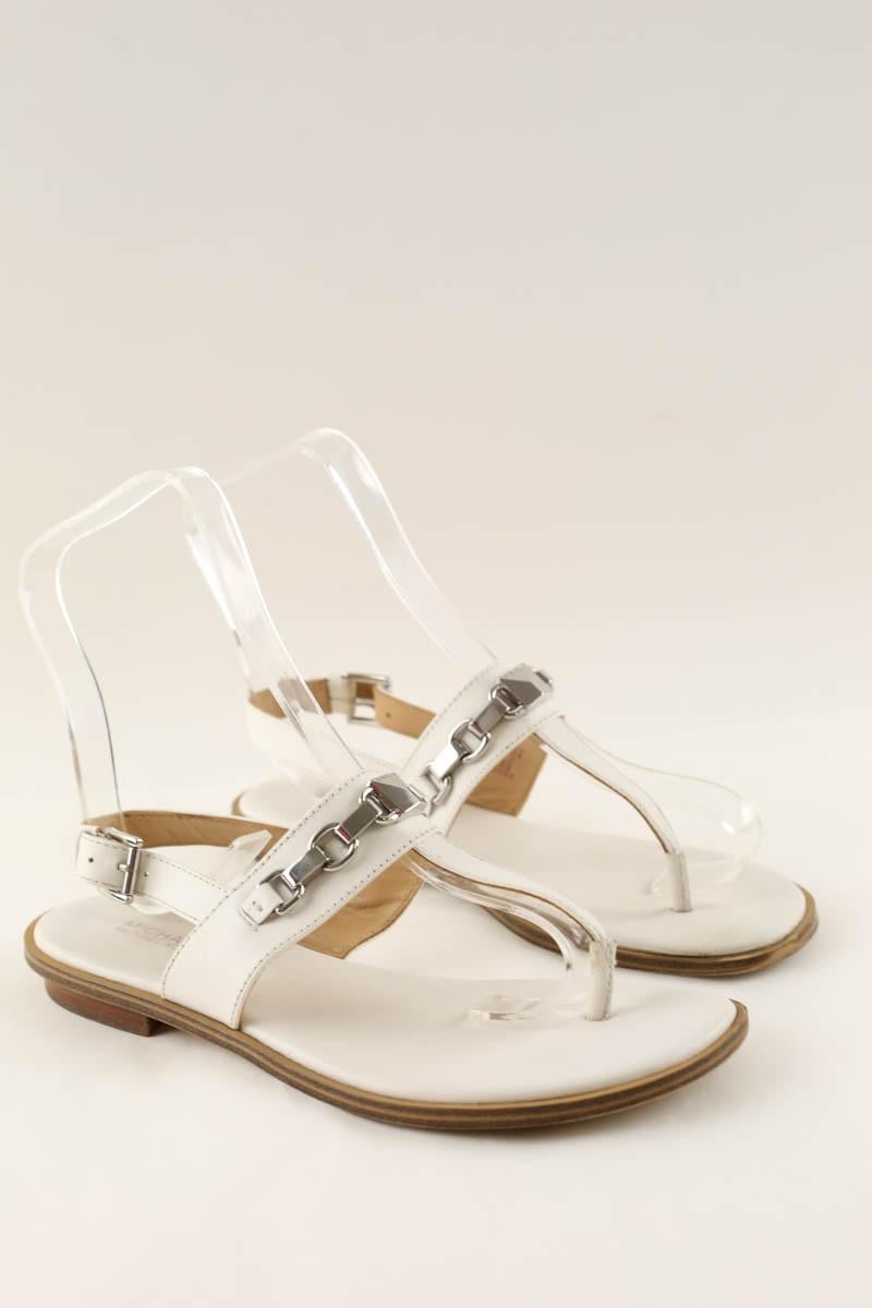 Faux leather sandals MICHAEL KORS - Seconde main White