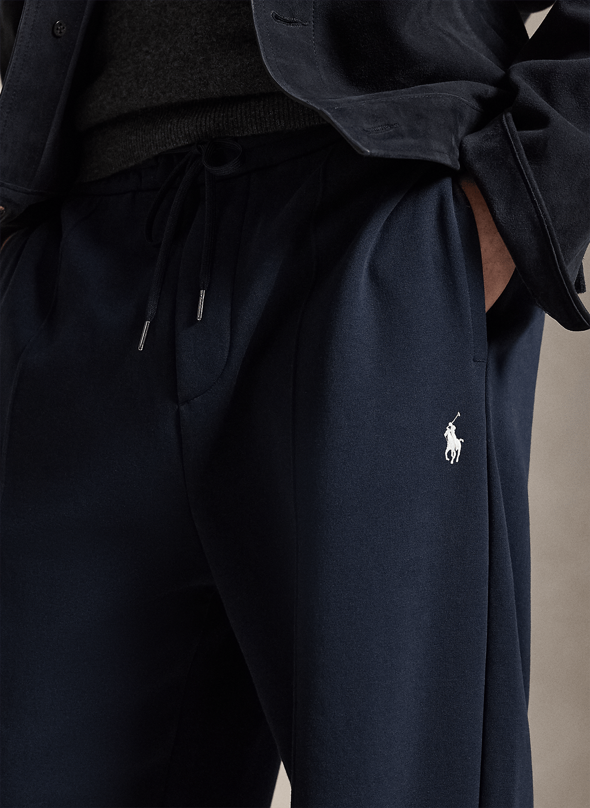 Jogging large droit uni POLO RALPH LAUREN Bleu