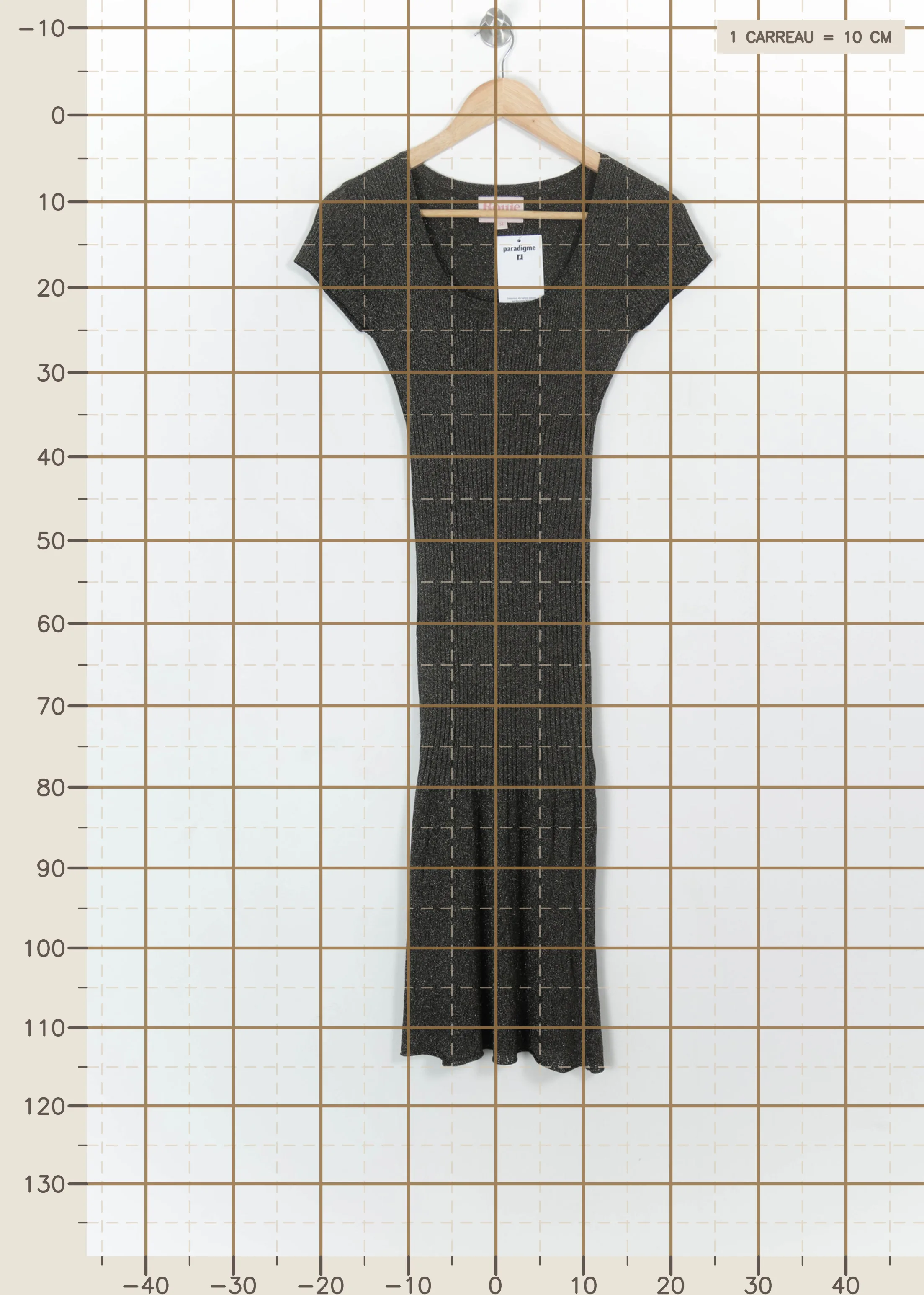 Short & midi dress ROUJE - Seconde Main Brown