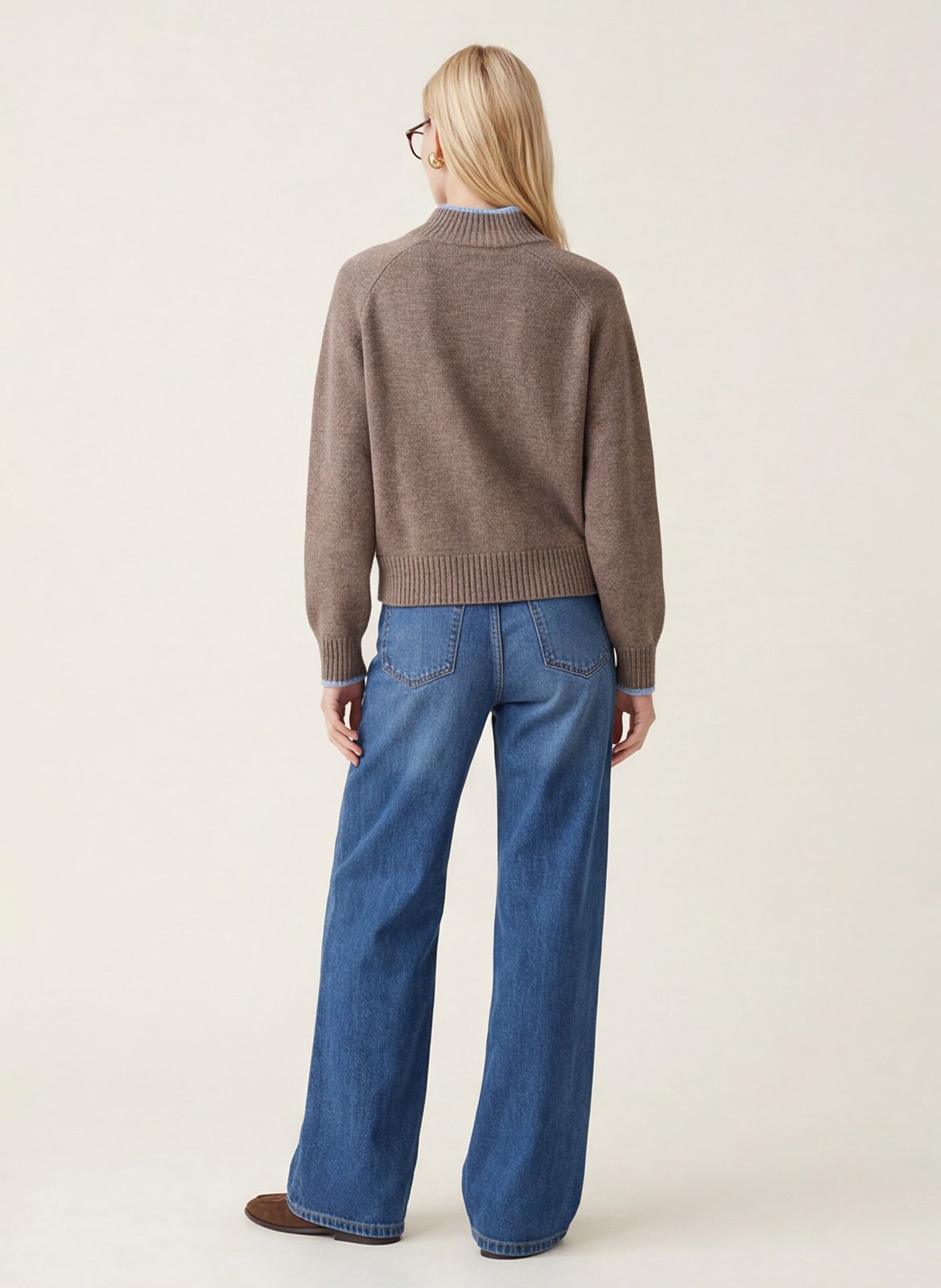 Straight Cut Jeans aus Baumwolle KOOKAI Blau