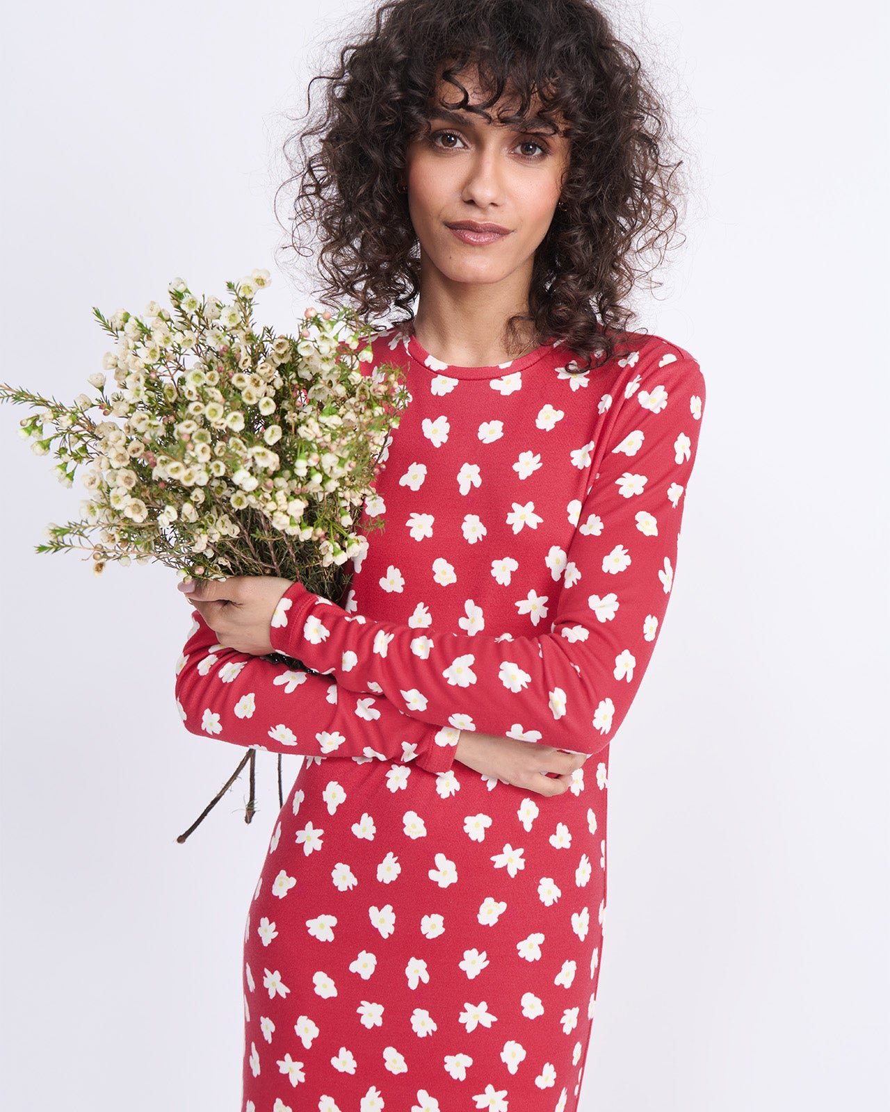 Floral-print lyocell dress EMOI EMOI Red