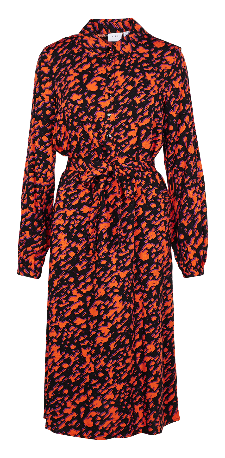 Robe longue à imprimés VILA Noir