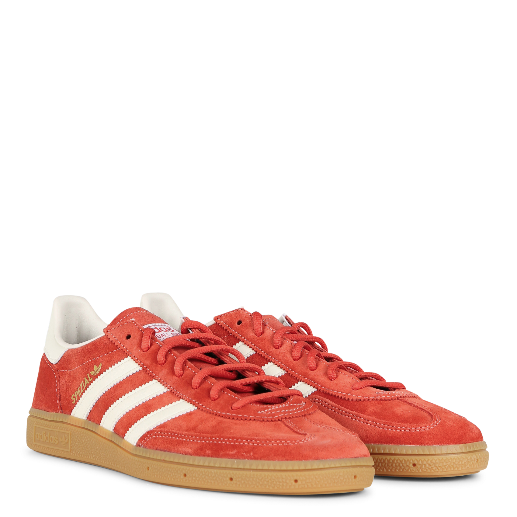 HANDBALL SPEZIAL - Baskets basses en cuir ADIDAS Rouge