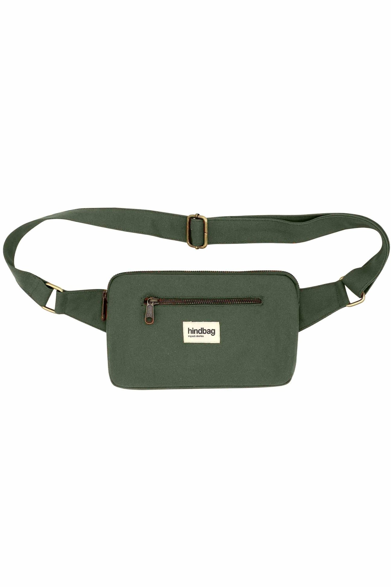 Cotton waist bag HARRY Olive