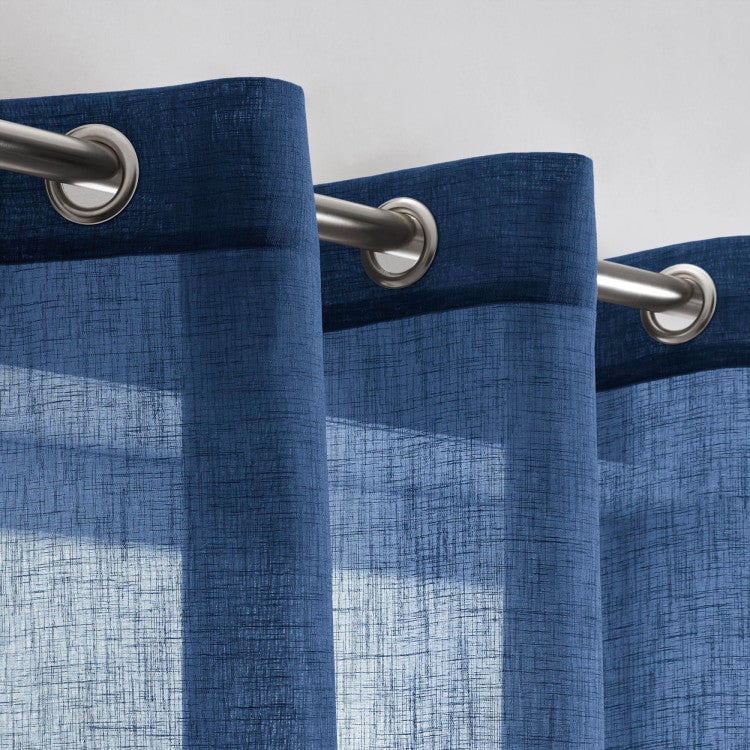 Voilage à oeillets MADURA Bleu