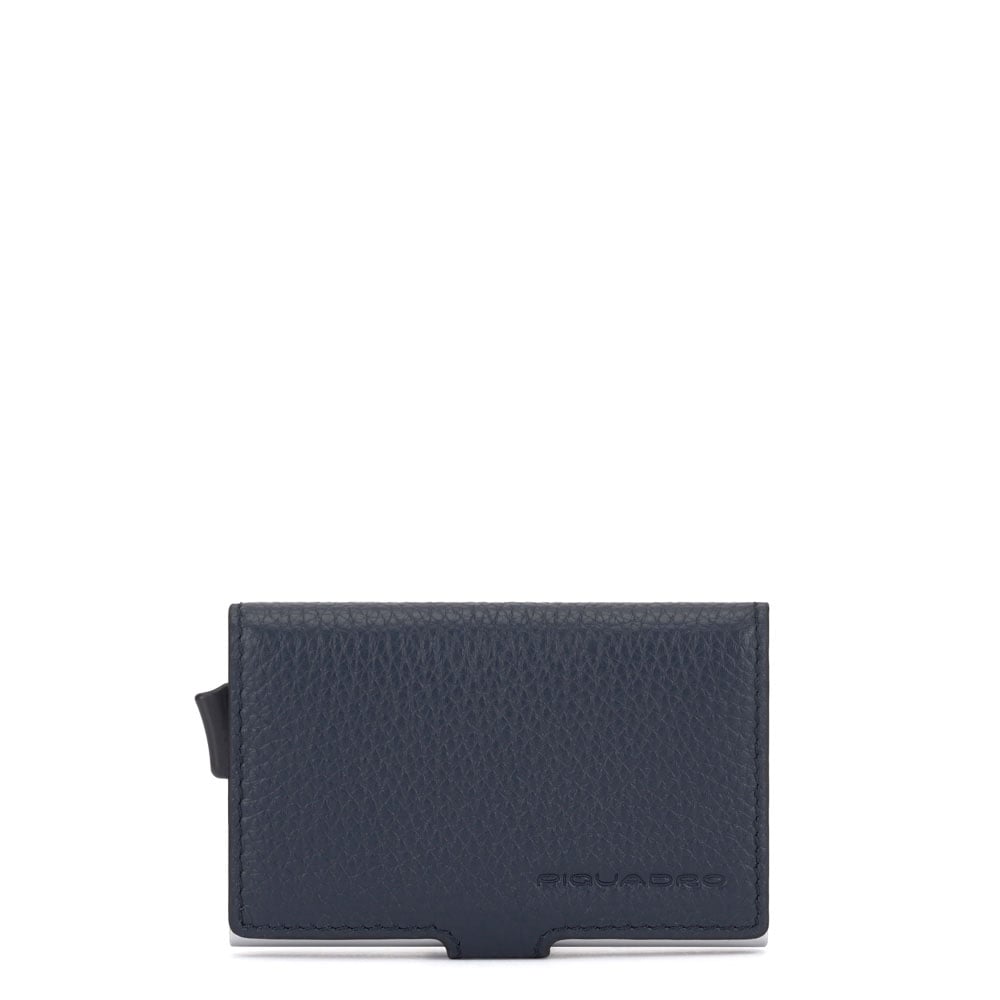 - 100% leather, - 6 cardholder slots, - 1 central compartment, - Size: L10 x H7 cm. PIQUADRO