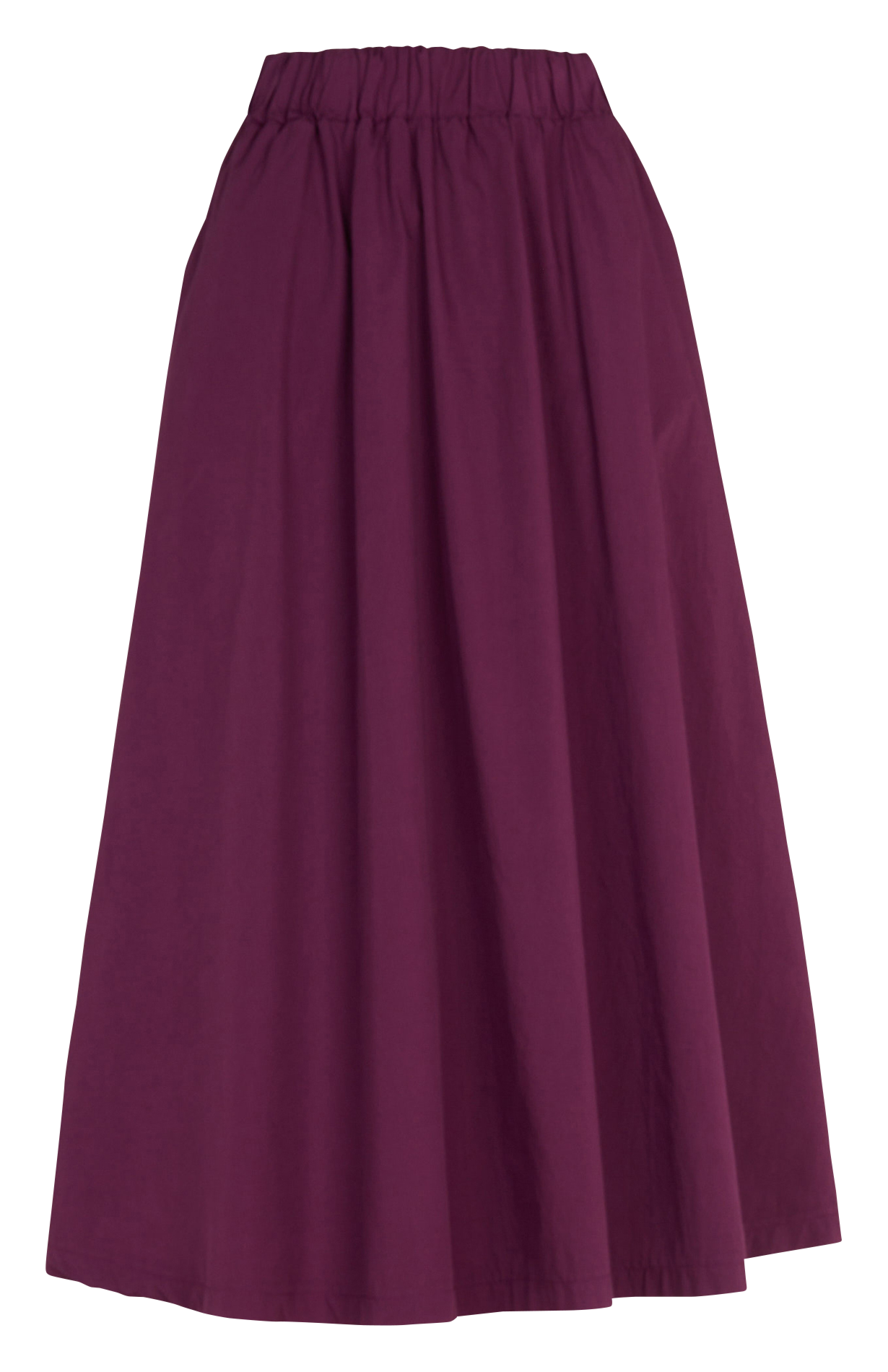 Jupe midi en coton TINSELS Violet