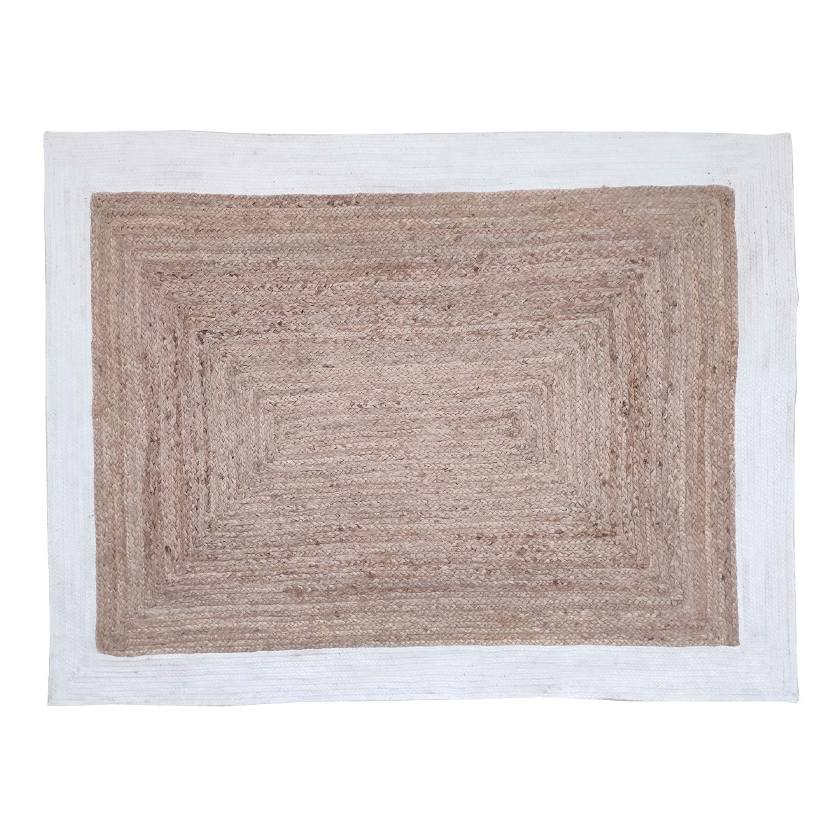 Two-tone cotton living room rug TODAY LINGE DE MAISON Beige