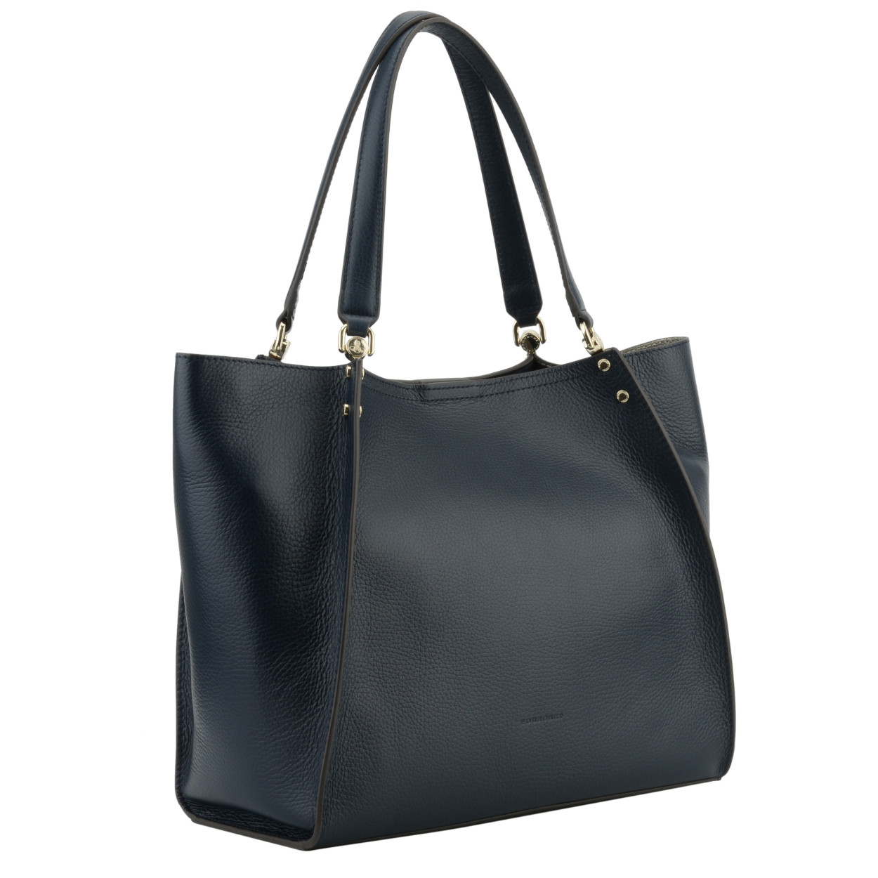 Billy L leather bag  POURCHET Blue