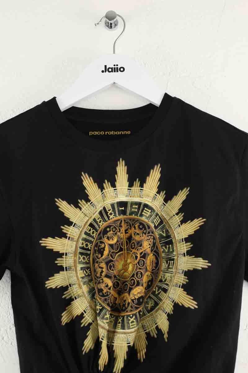 Cotton T-shirt PACO RABANNE - Seconde Main Black