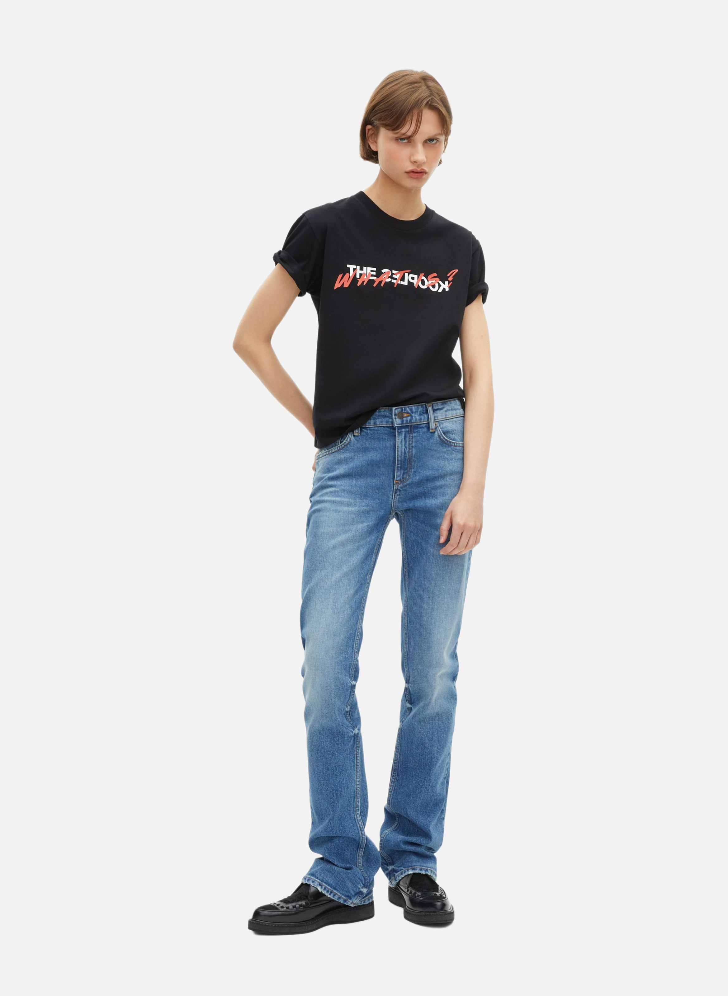 Printed logo T-shirt THE KOOPLES Black