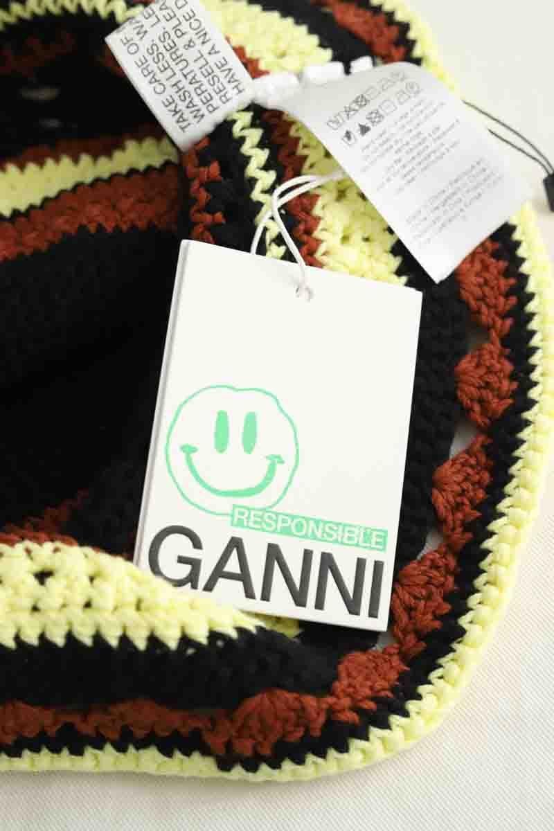 Cotton hat GANNI - Seconde Main Multicolored