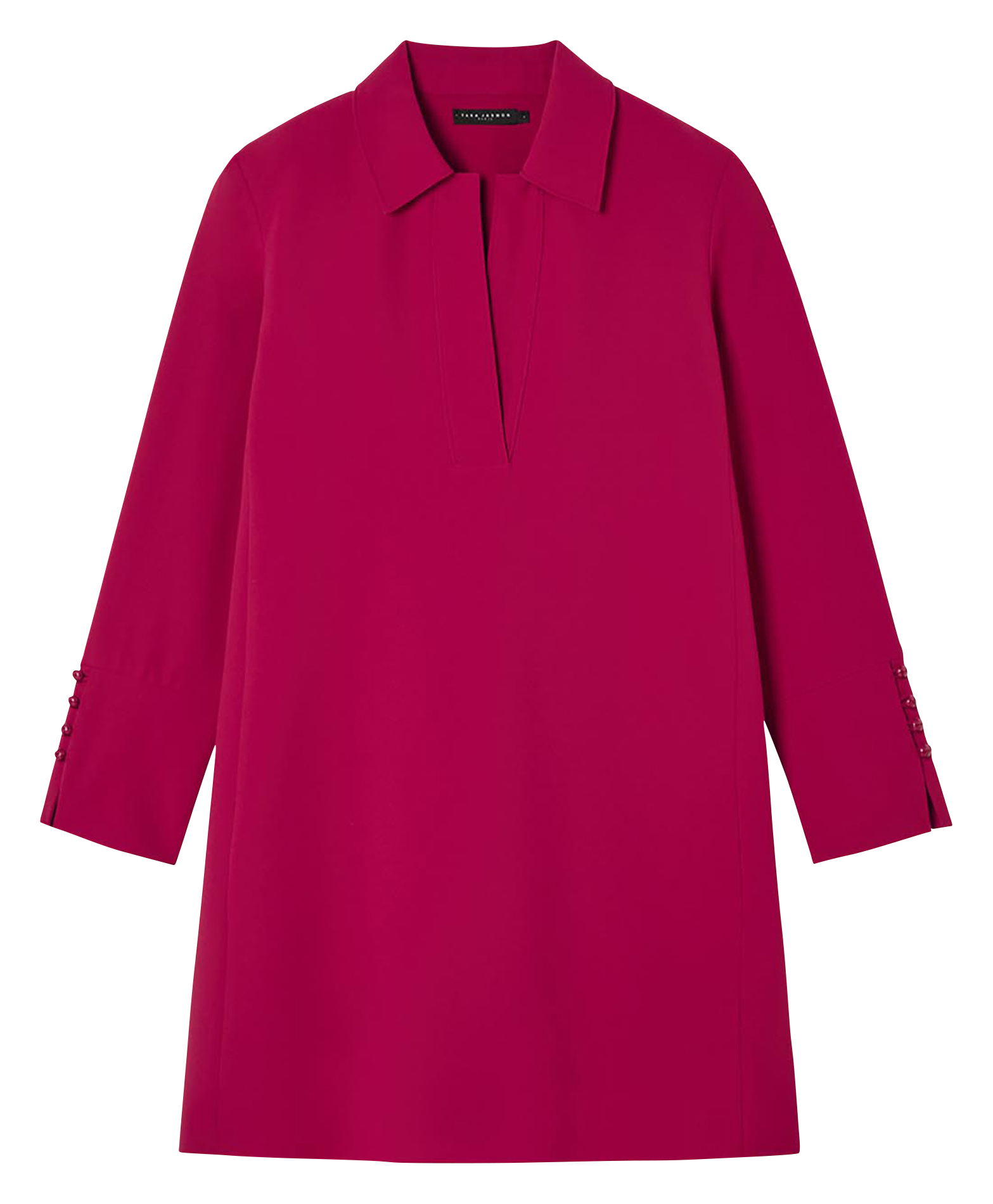 Abito corto diritto unito TARA JARMON Rosso