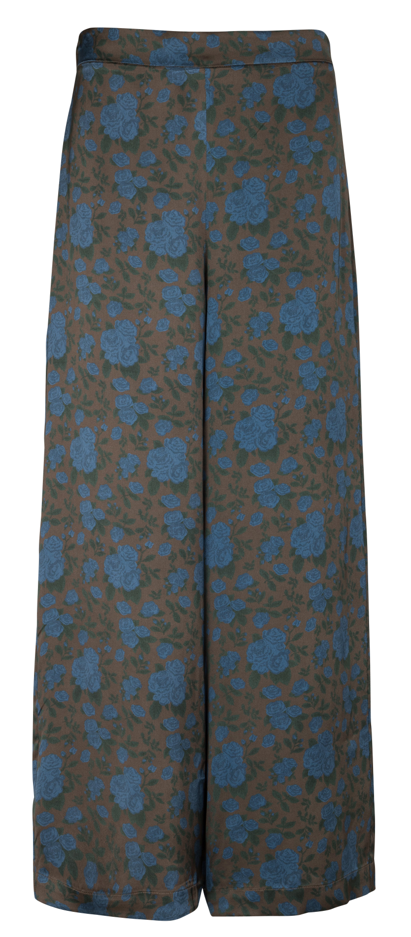 Pantalon large fluide THE TINY BIG SISTER Marron