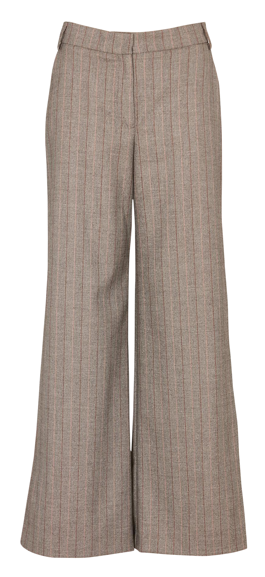 Rechte broek met strepen  LA FEE MARABOUTEE Beige