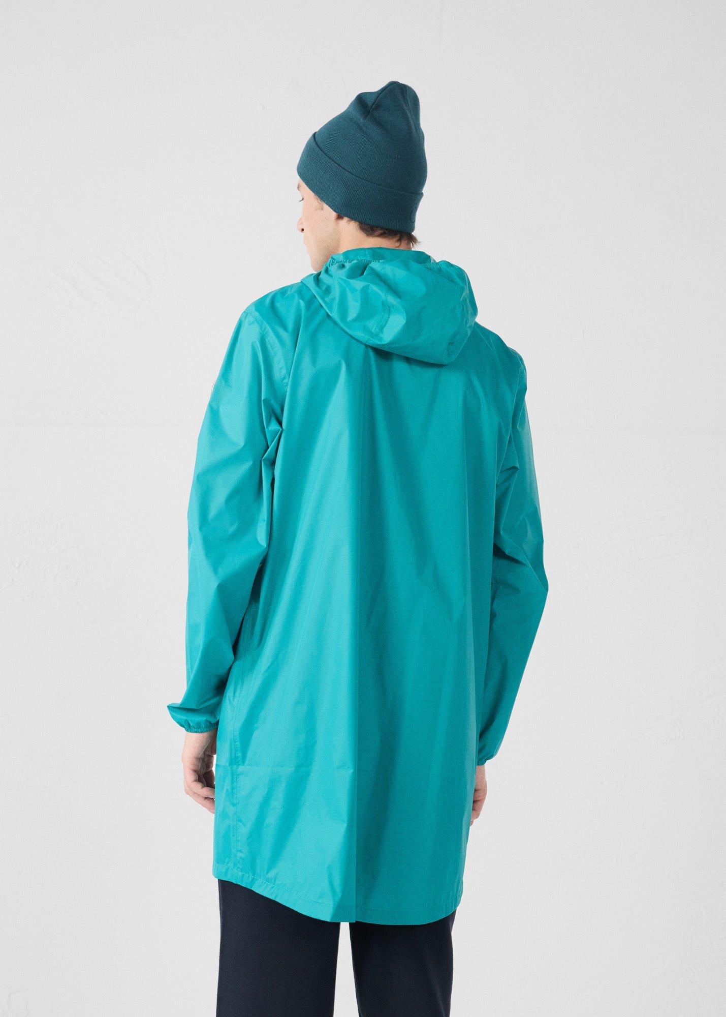 Packable long raincoat Skye JOTT Green