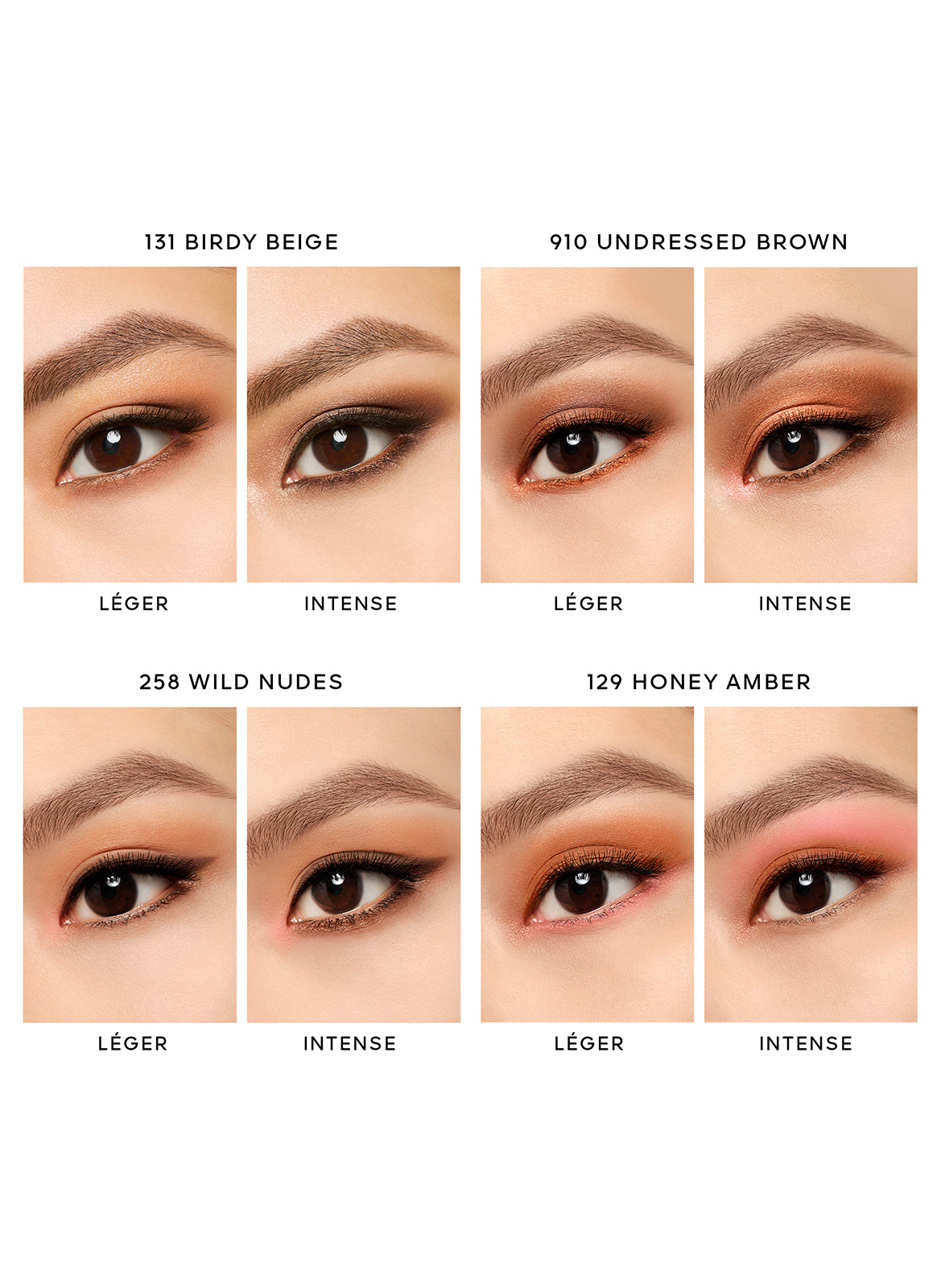 OMBRES G sombras de ojos 4 colores GUERLAIN Wild nudes