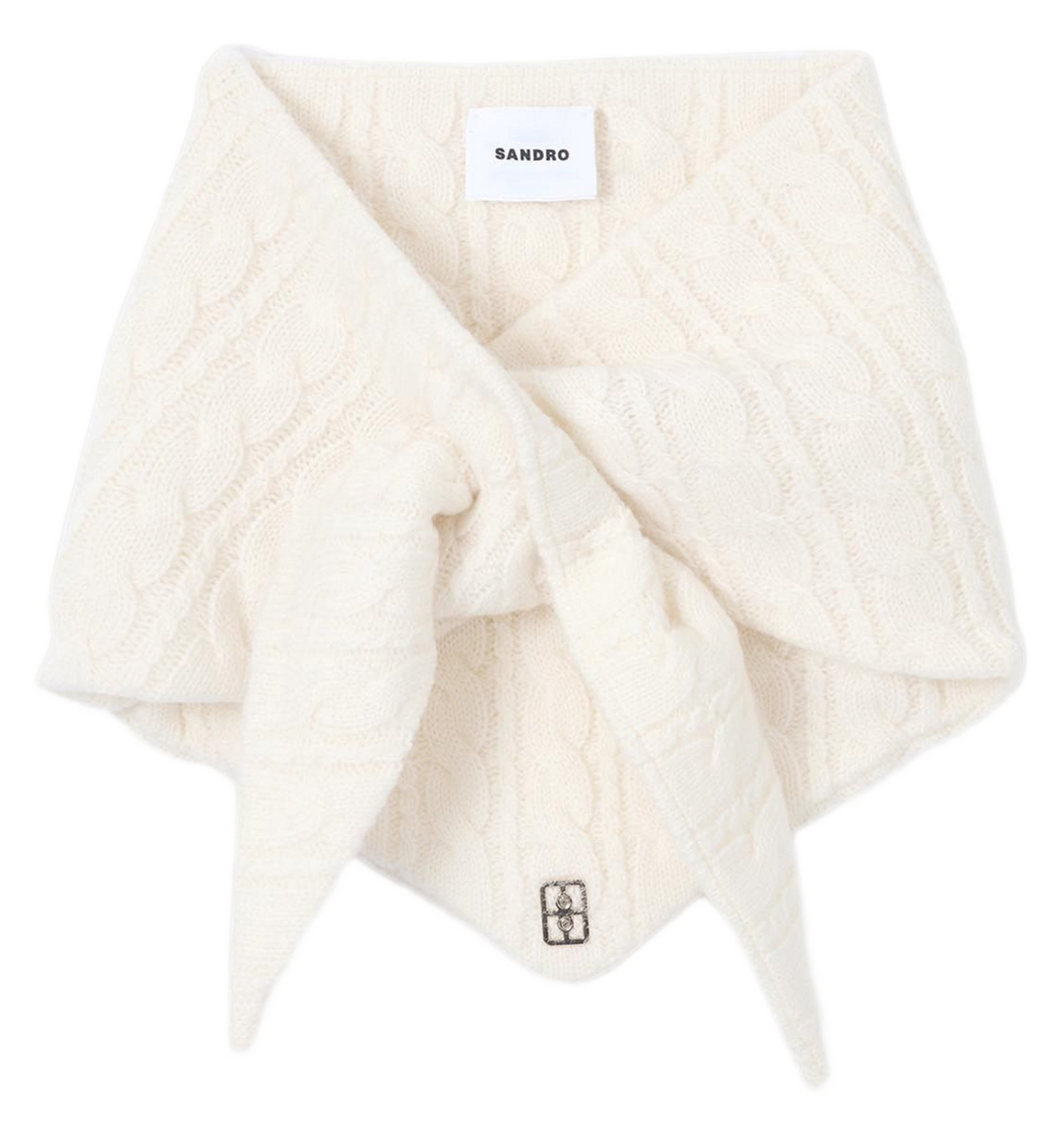 Echarpe en laine mélangée SANDRO