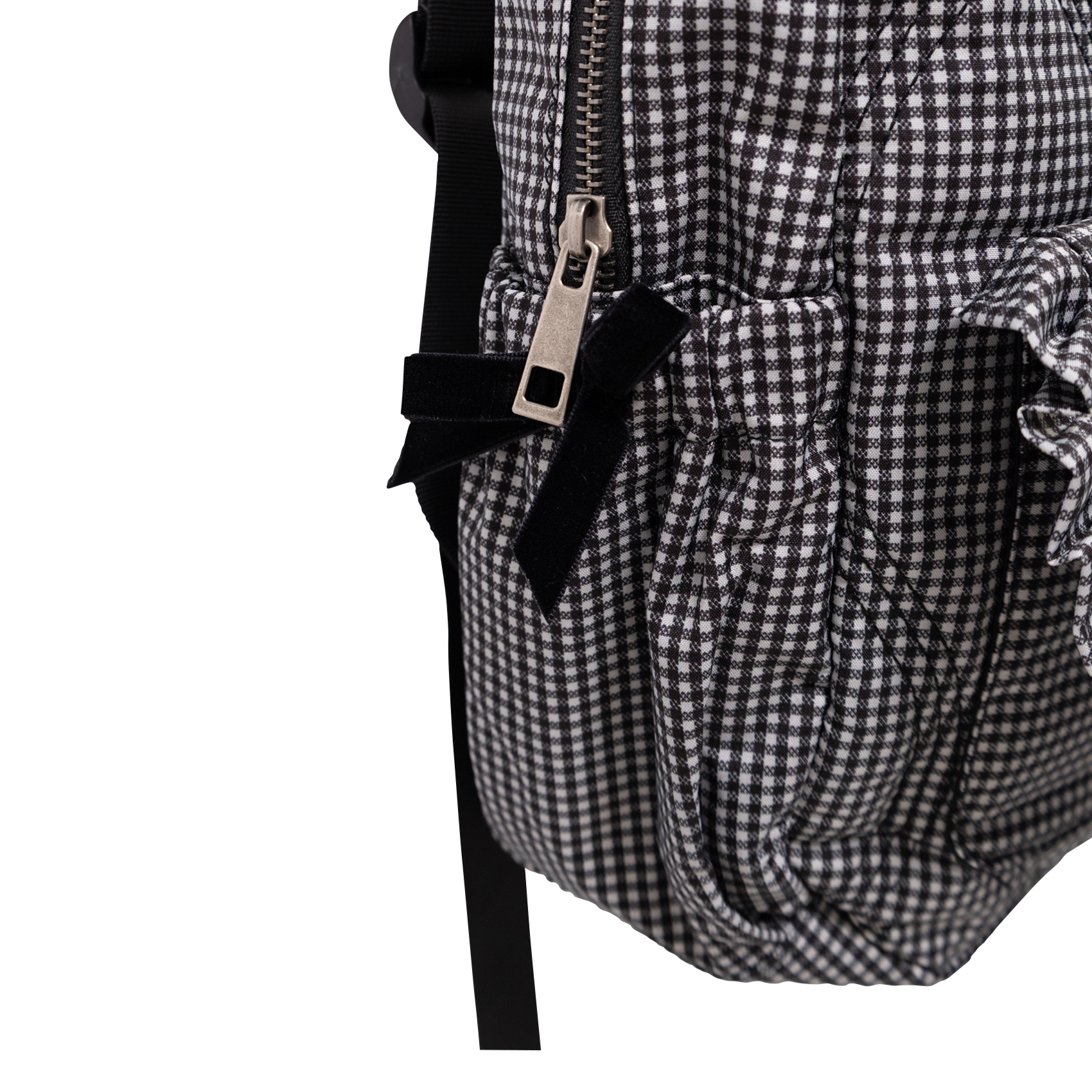 Sac à dos en coton imprimé IKKS JUNIOR Noir