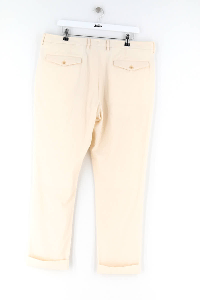 Carrot trousers TOMMY HILFIGER - SECONDE MAIN Beige