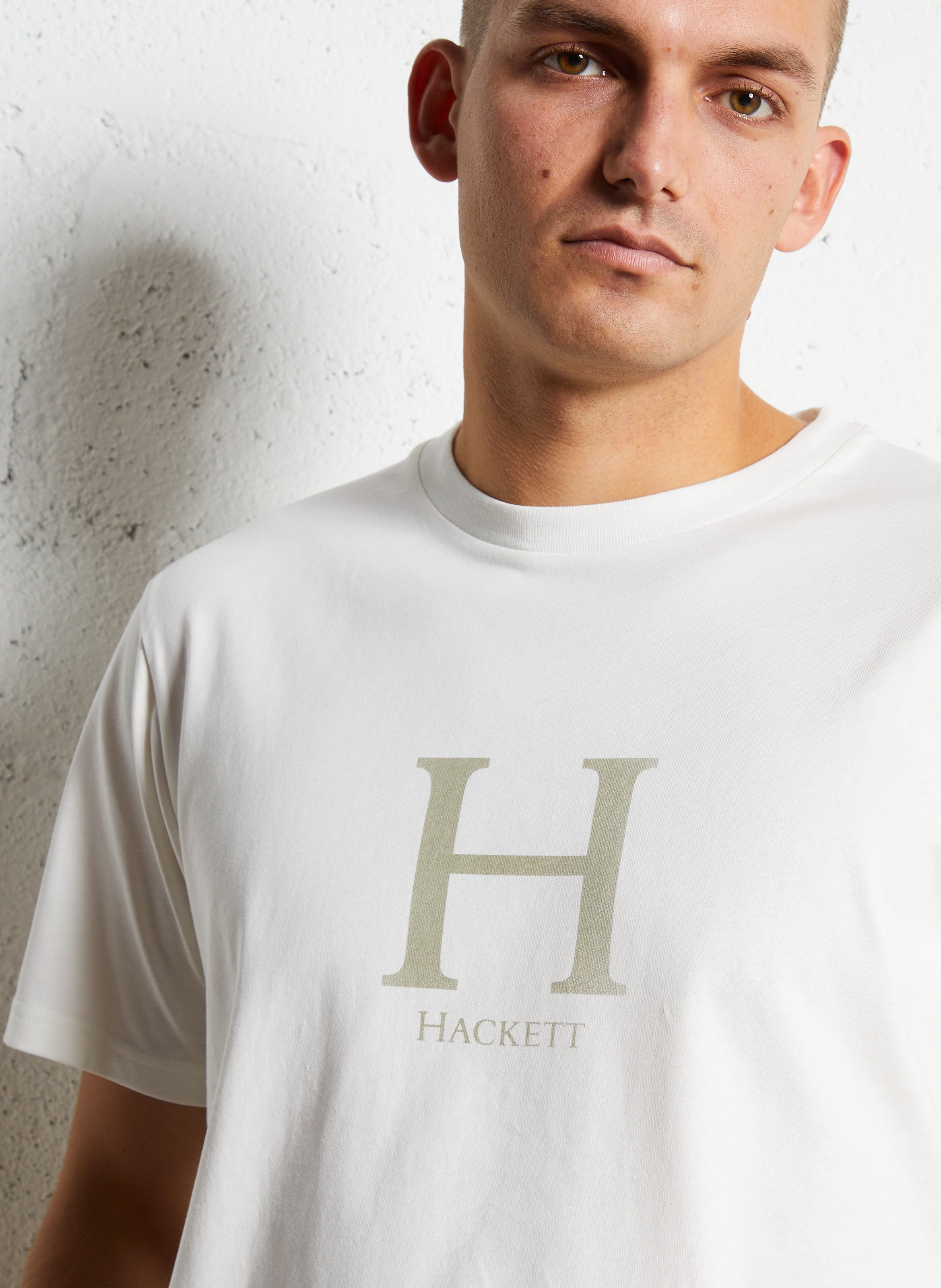 Camiliday round-neck sleeveless cotton top HACKETT White