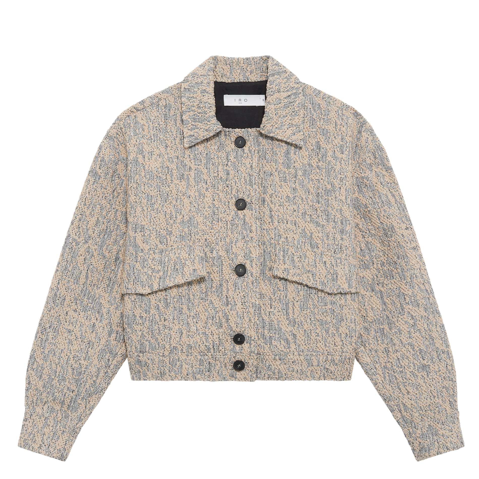 Veste ample boutonnée à tissu texturé IRO Beige