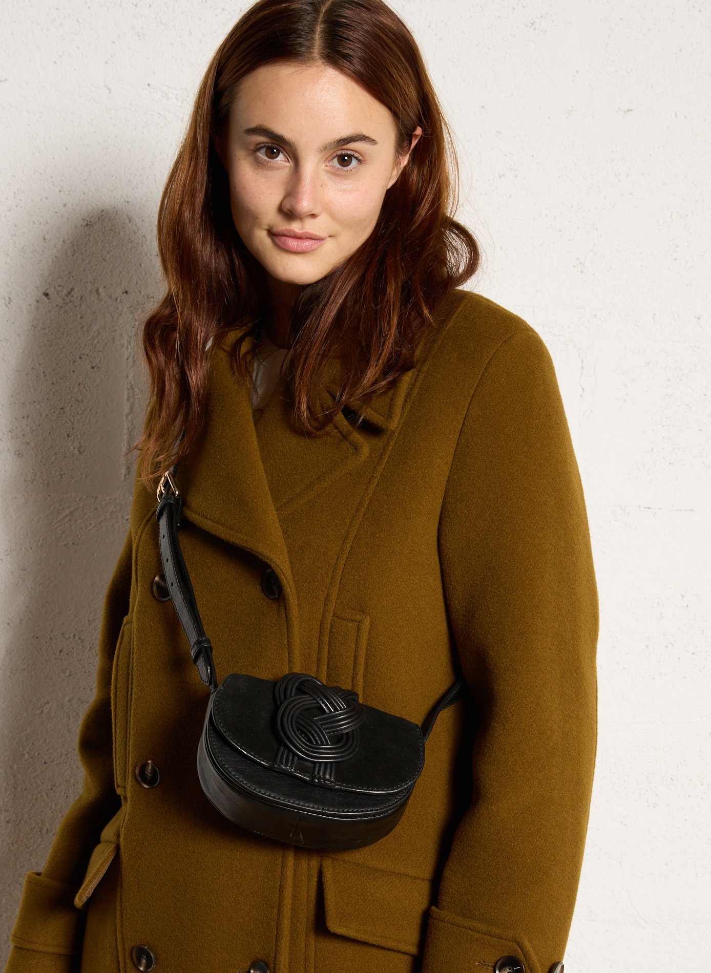 Brieftasche aus Leder Schwarz