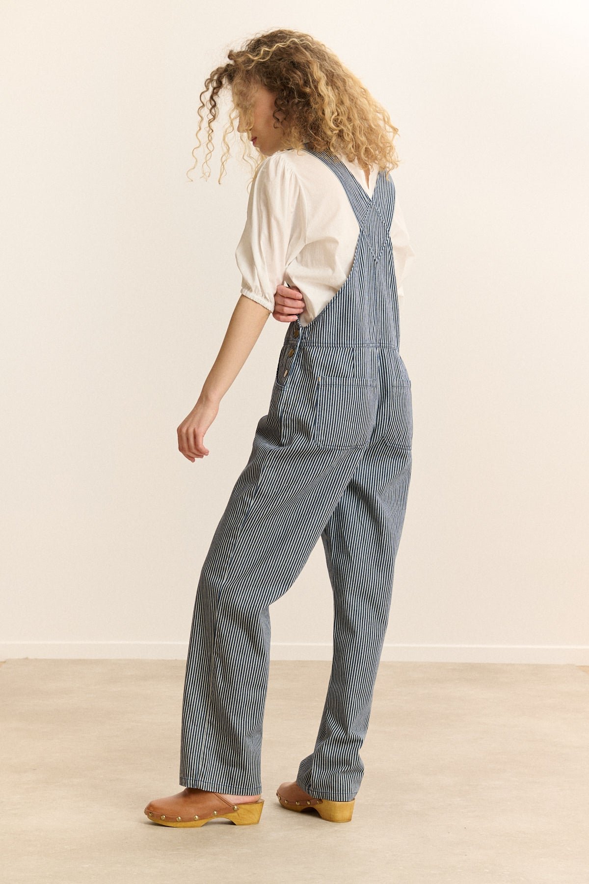 Striped overalls GARANCE PARIS Blue