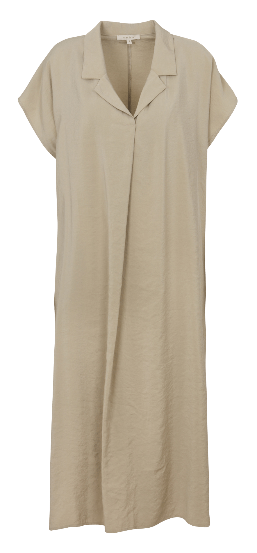 Midi dress with tailored collar HUMILITY Green