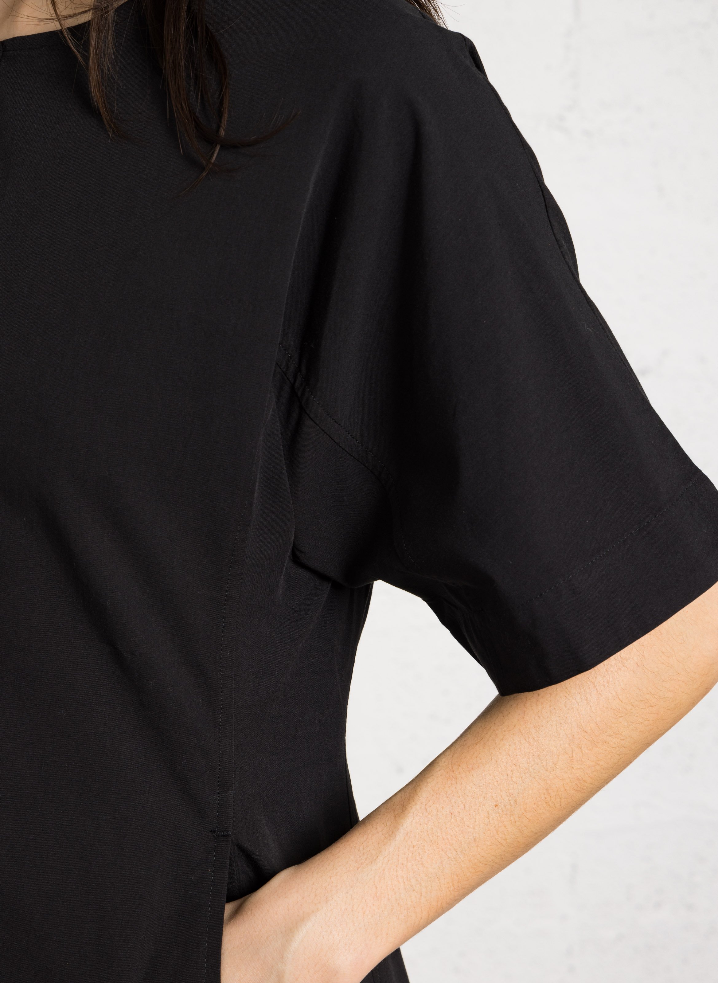 Langes einfarbiges Kleid RUE DE TOKYO Schwarz