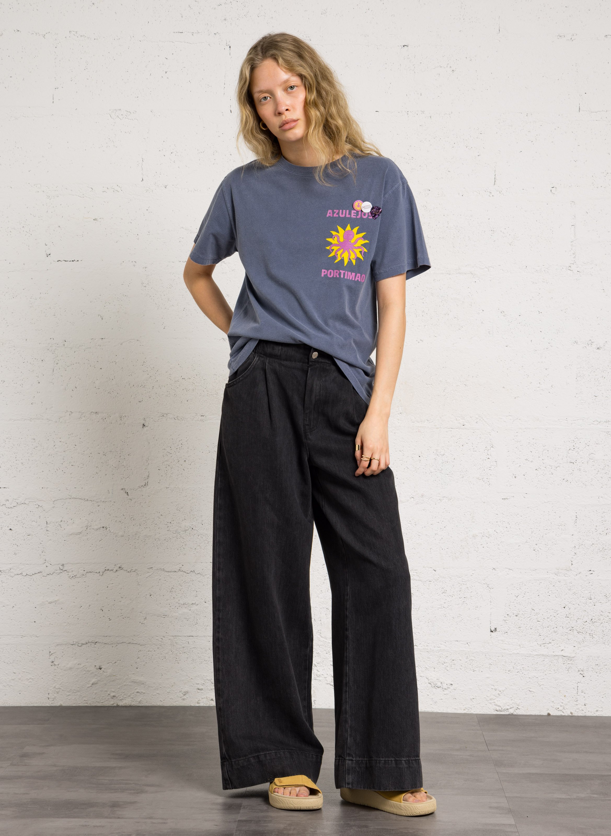 Vest met print  NEWTONE Blauw