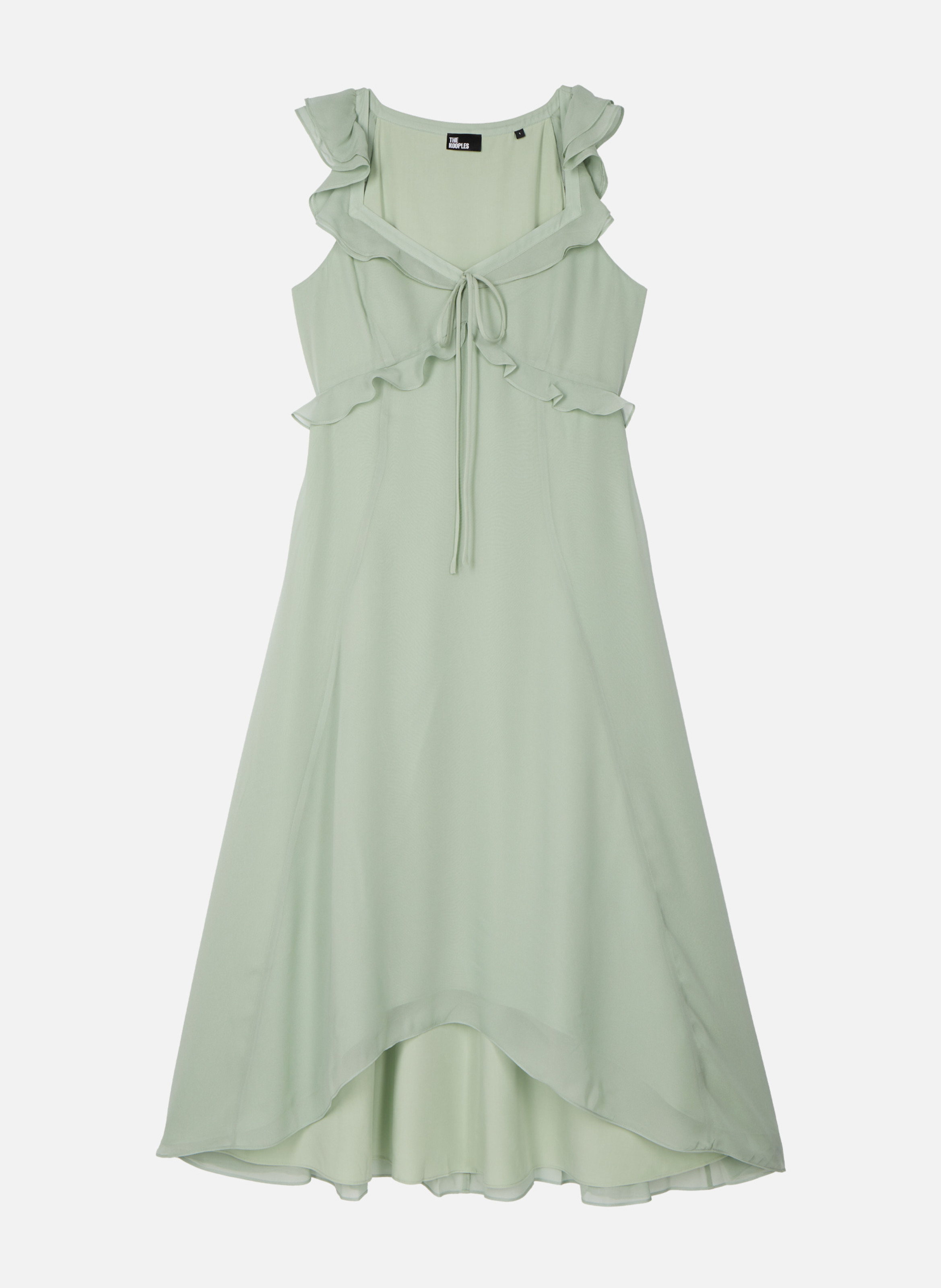Robe longue volantée THE KOOPLES Vert